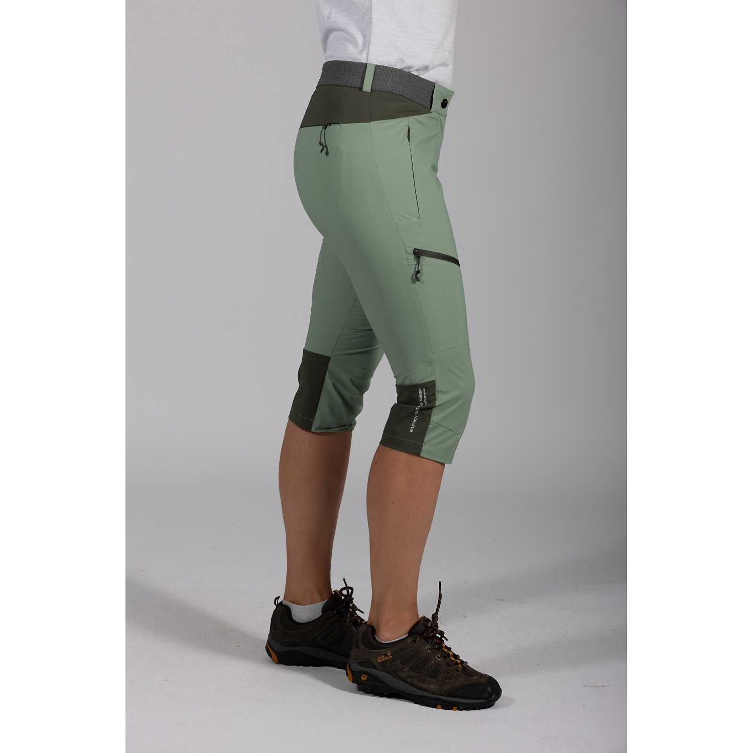 Damen Maul Sport Tannengrün Entlen XT - Caprihose bi-elast 1660 42 Caprihose