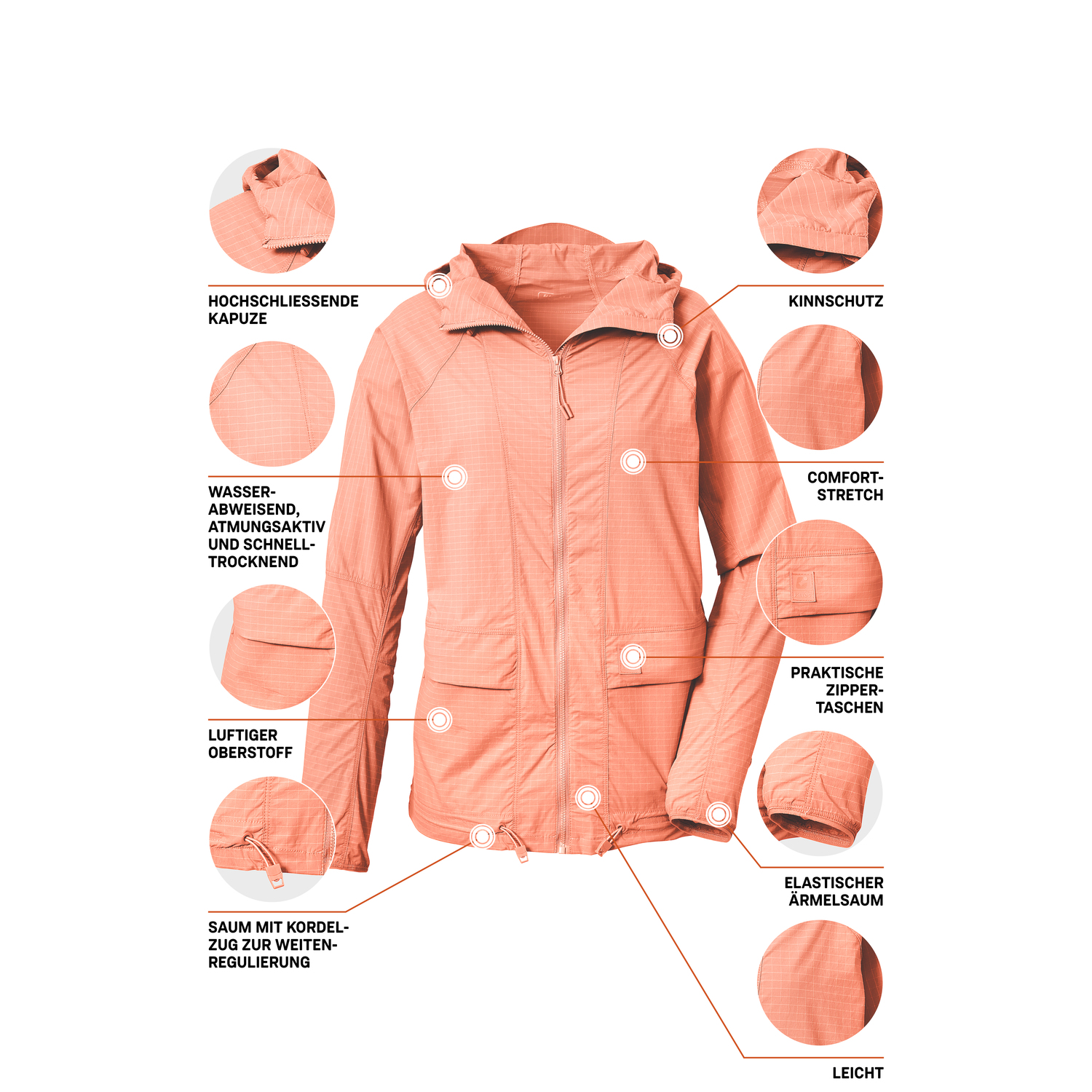 Damen killtec Orange