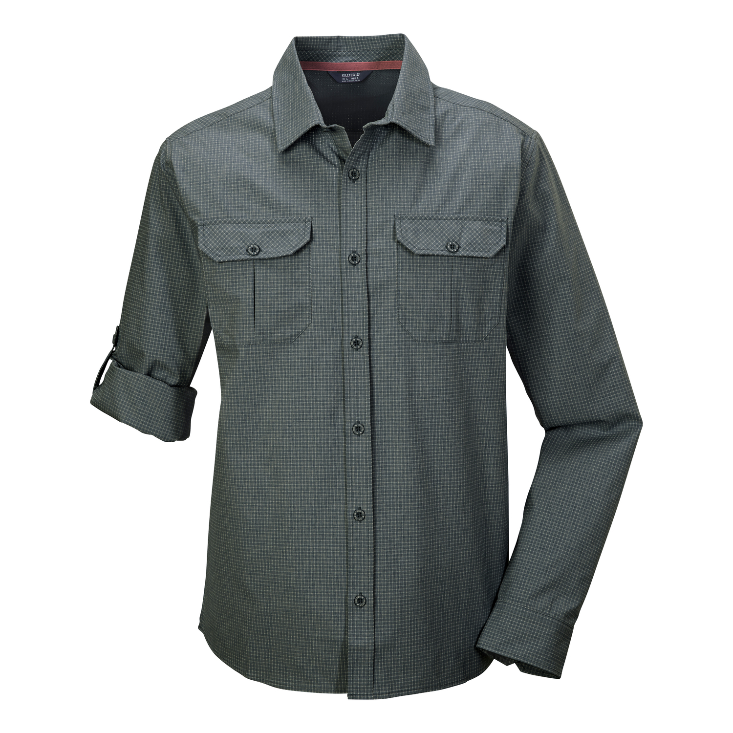 Herren killtec Grün KOS 48 MN WVN SHRT 00970 4XL Hemd