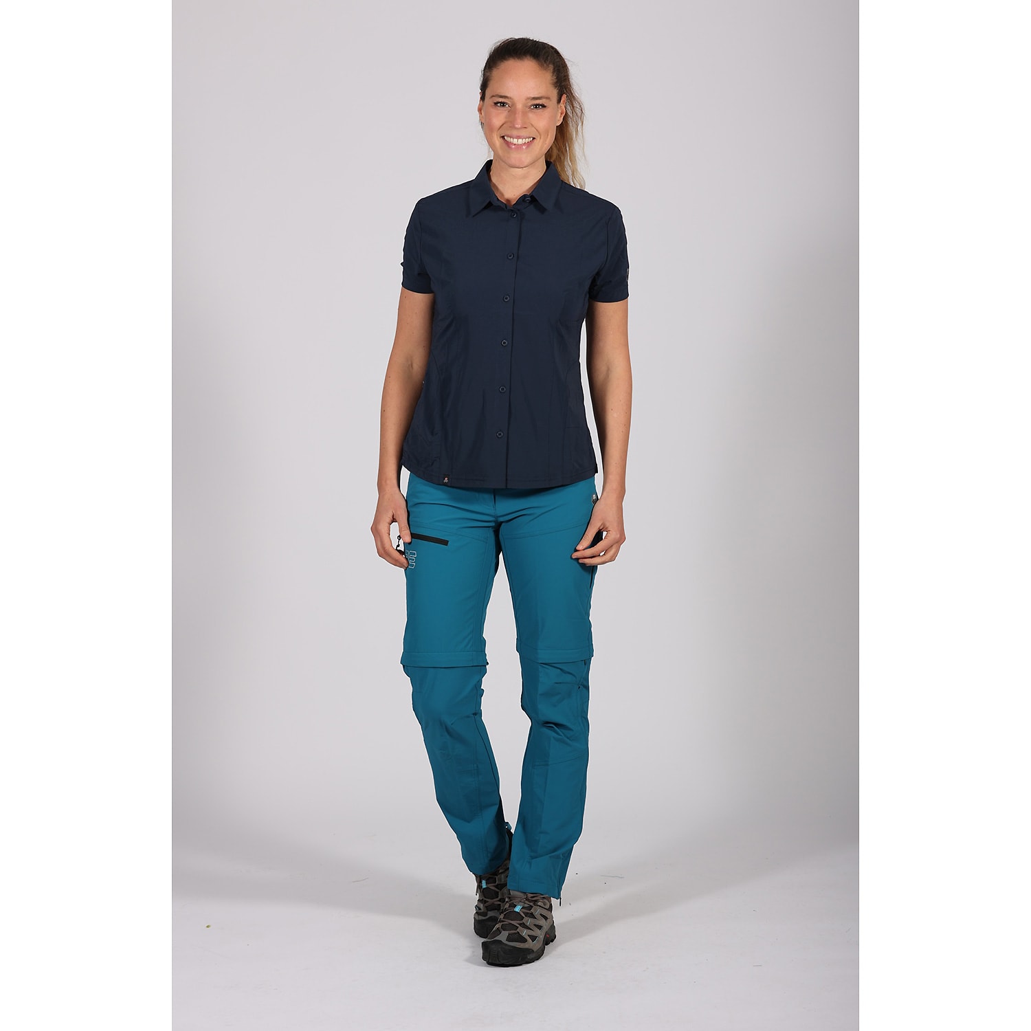 Damen Maul Sport Marine Madrisella - leichte Fleecewes 10 36 Weste