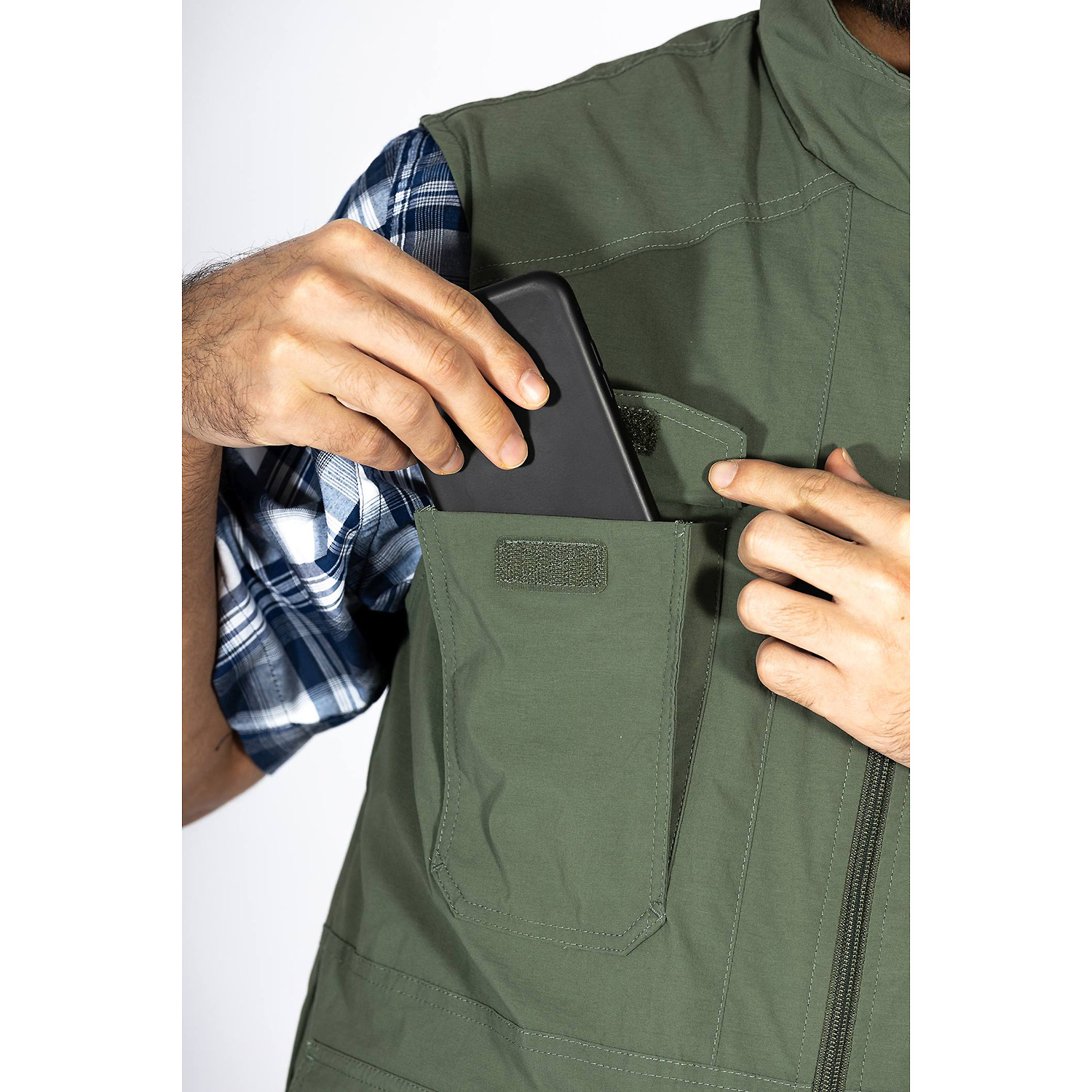 Herren Maul Sport Oliv Quebec - T-Zipp off Hose elas 10 25 Hose