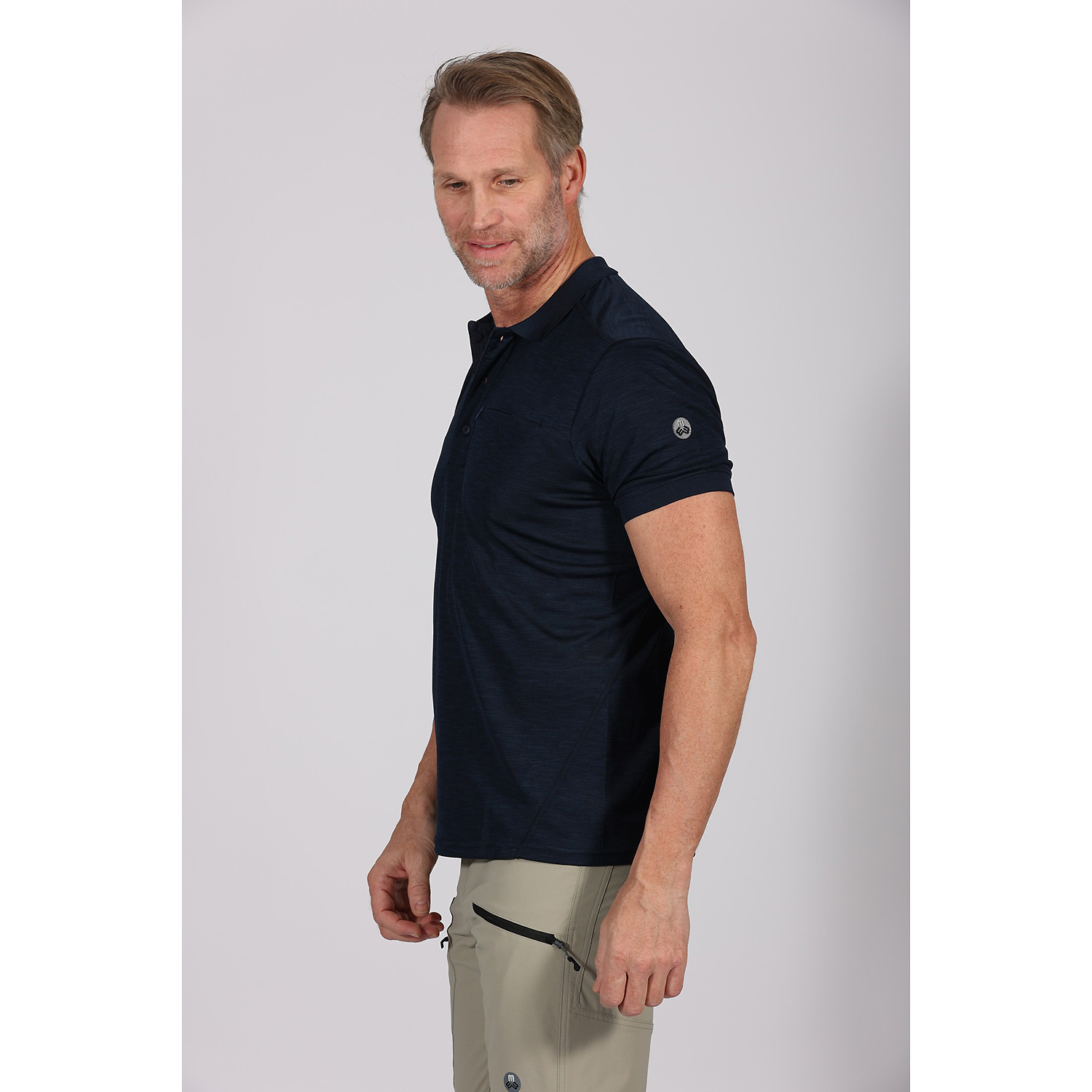 Herren Maul Sport Marine Irschenberg XT - 1/2 Hemd elas 44 56 Hemd