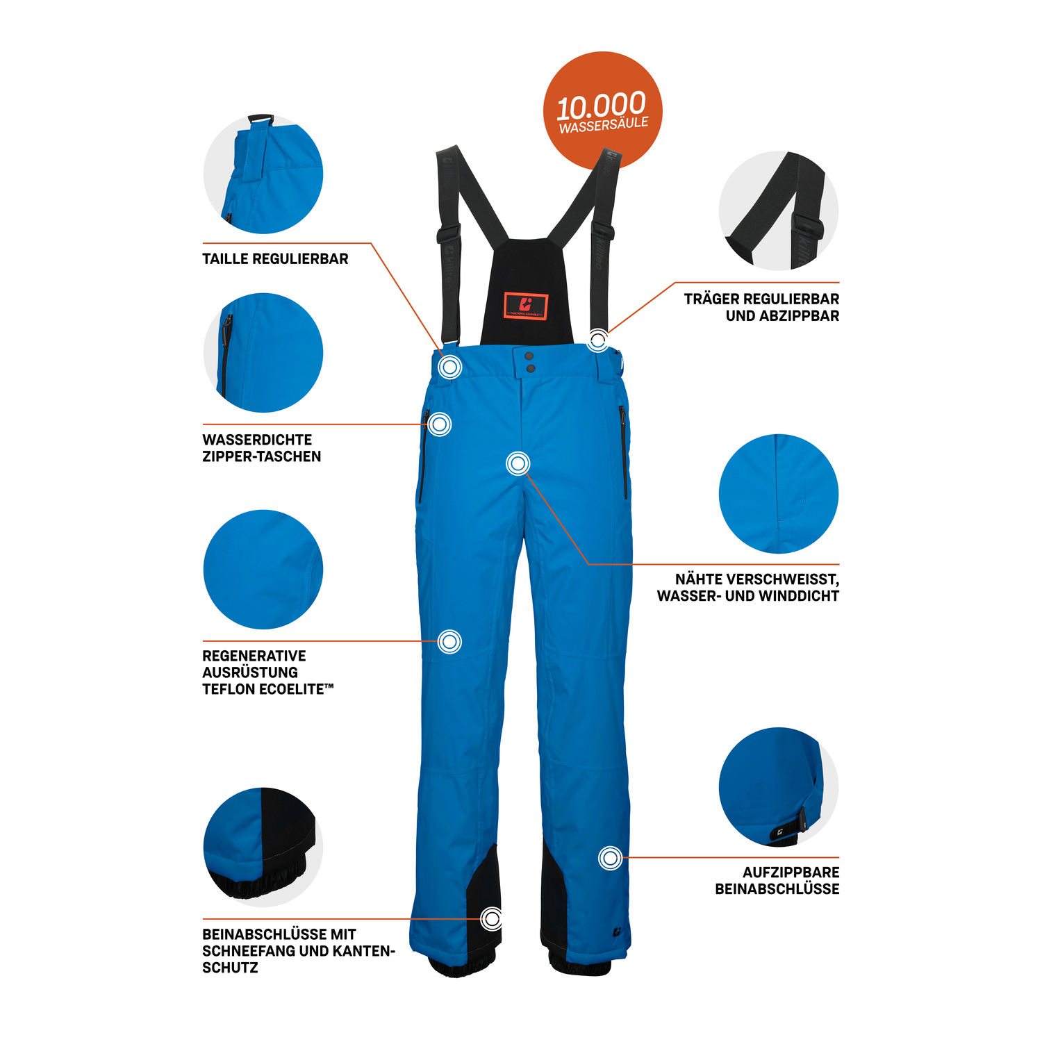 Herren killtec Blau