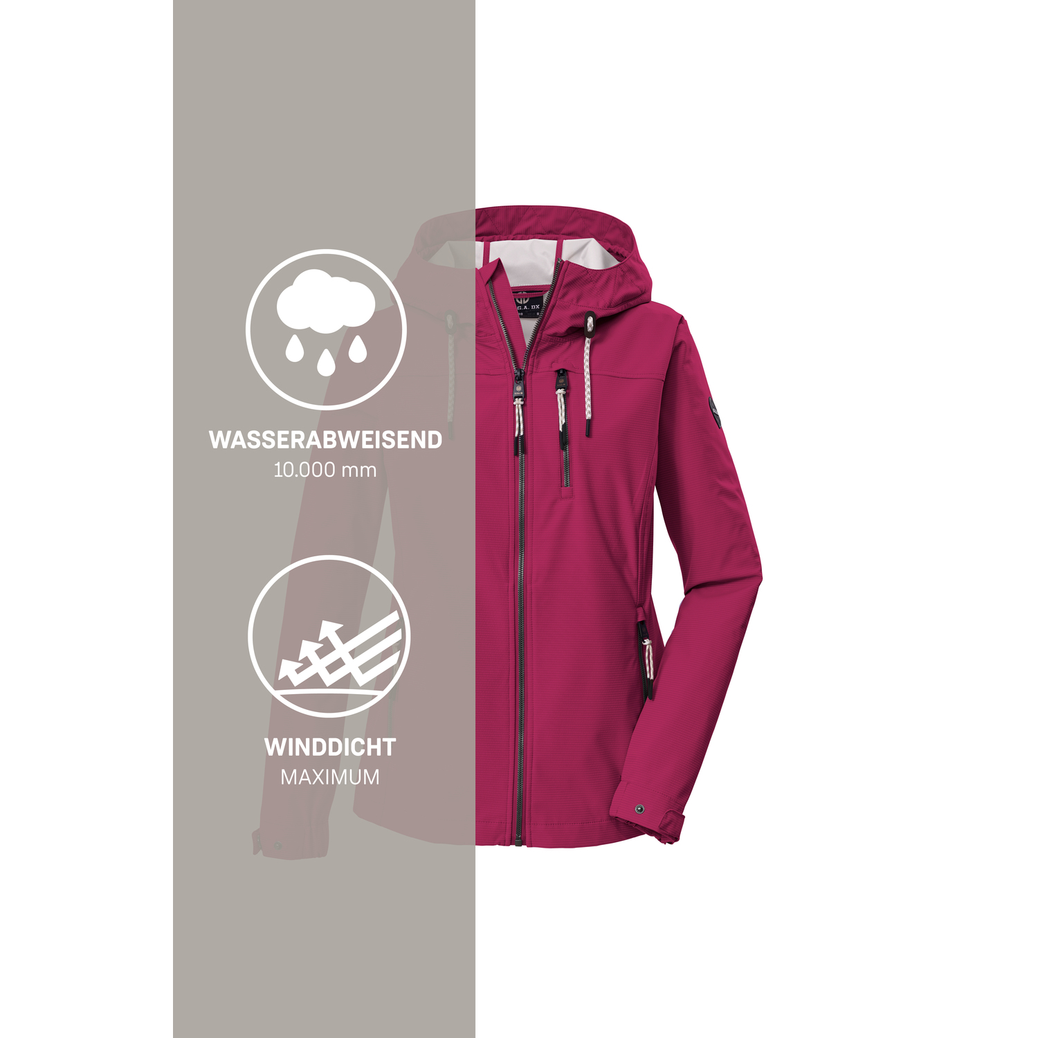 Damen G.I.G.A. DX by killtec Rose GS 111 WMN SFTSHLL JCKT Funktionsjacke