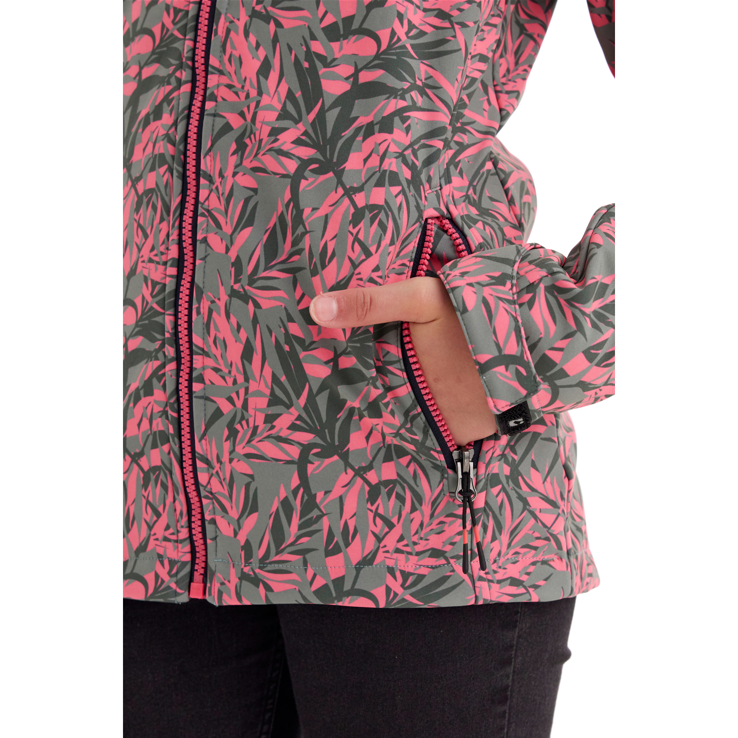 Mädchen Kinder killtec Grün Print Funktionsjacke