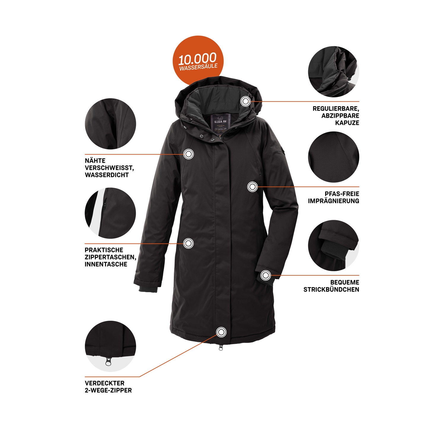 Damen G.I.G.A. DX by killtec Schwarz