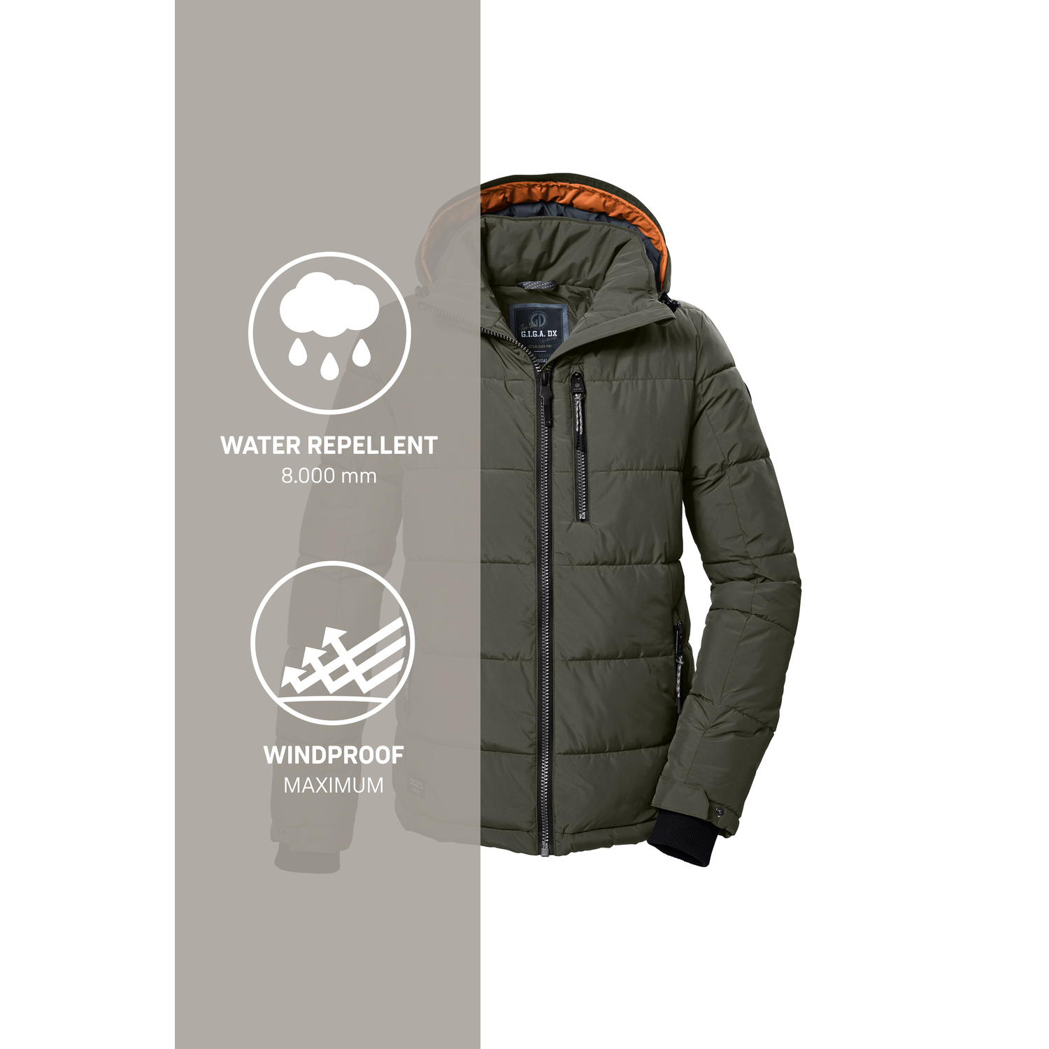 Herren G.I.G.A. DX by killtec Grün GW 27 MN QLTD JCKT 00754 4XL Funktionsjacke