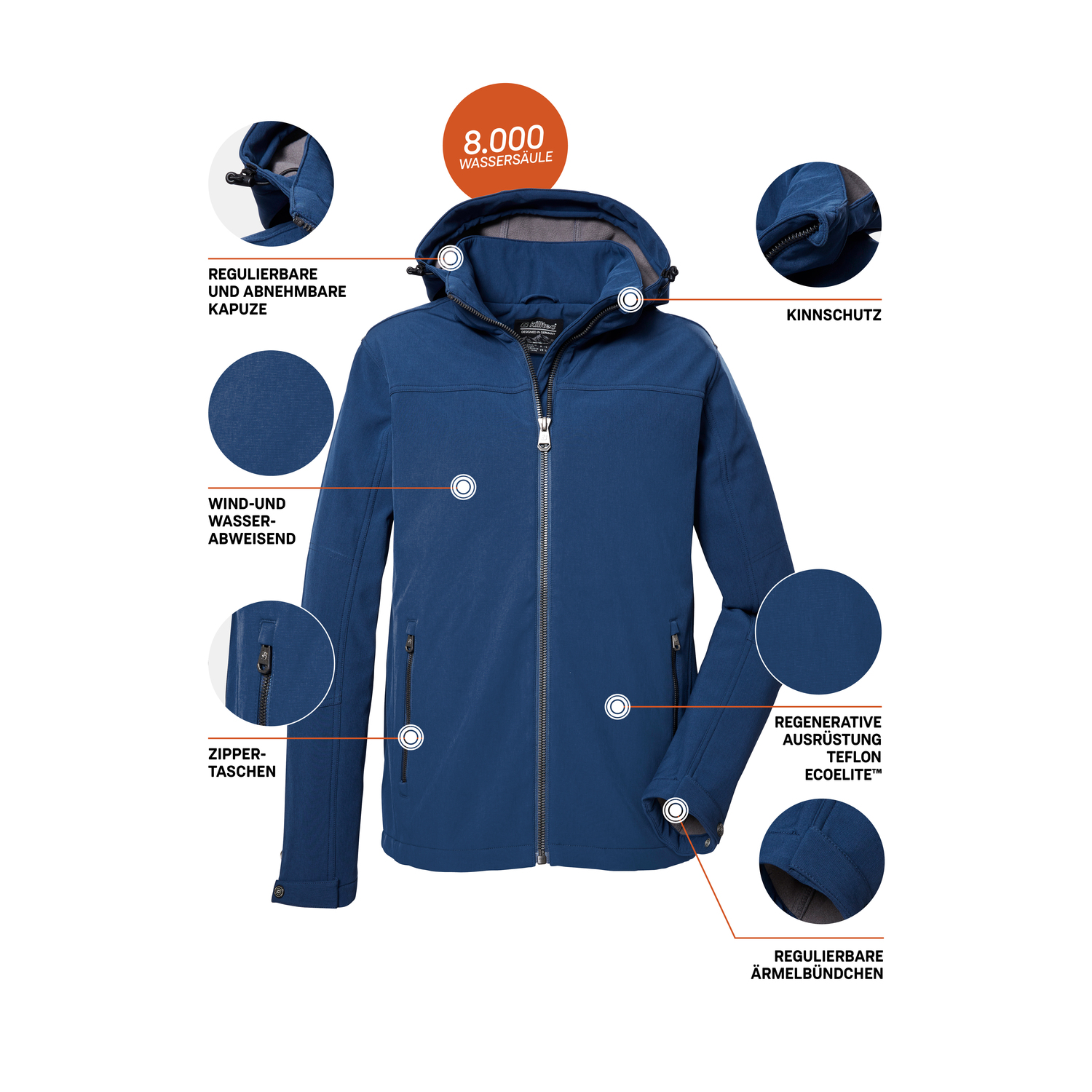 Herren killtec Marine