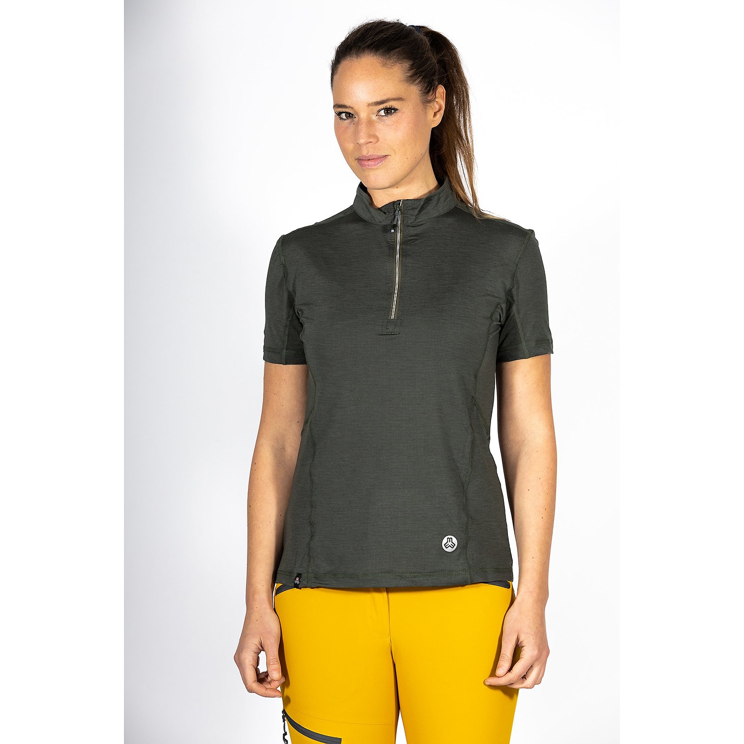Damen Maul Sport Tannengrün Schenna-1/2 RV-T-Shirt 13 42 Shirt