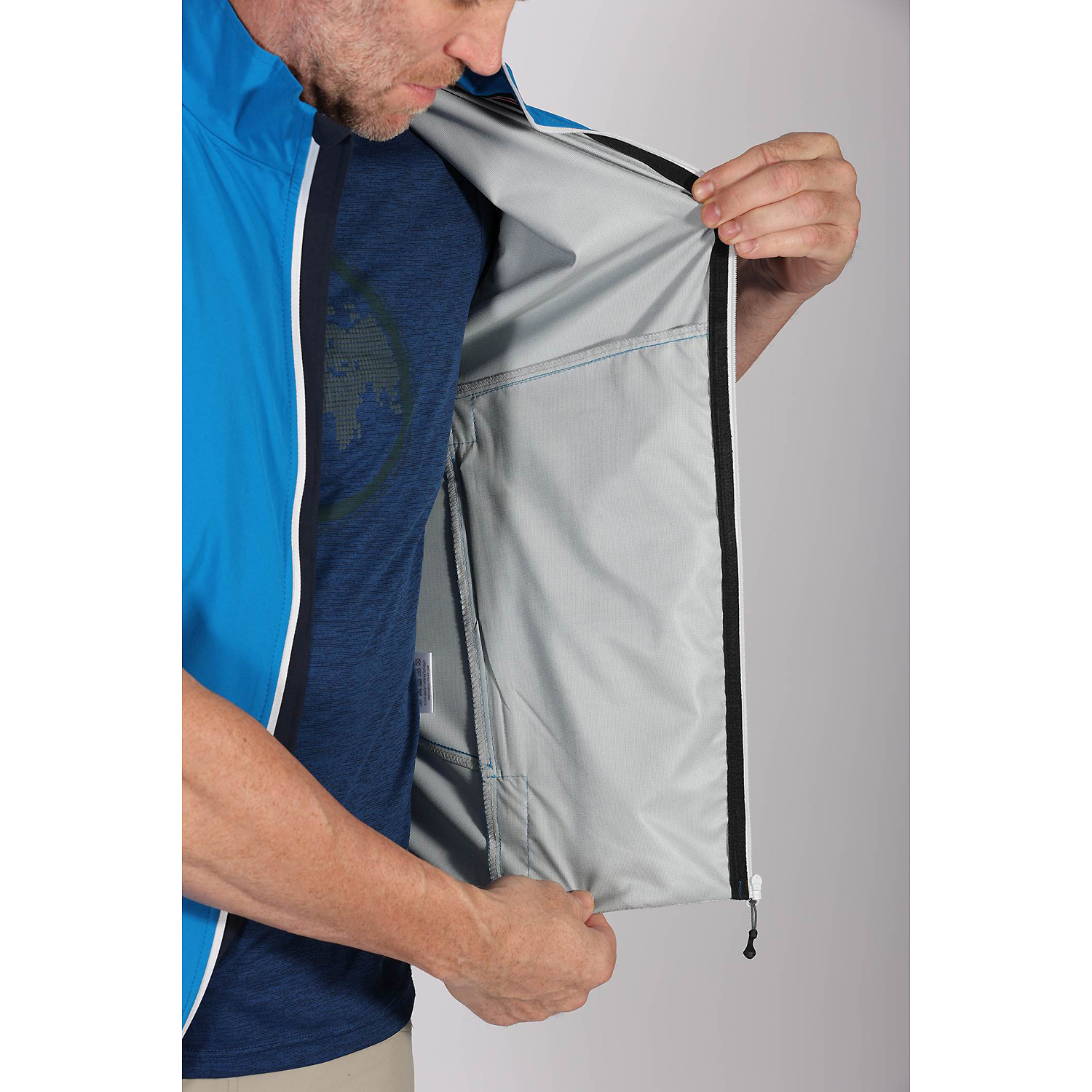 Herren Maul Sport Blau Irschenberg XT - 1/2 Hemd elas 42 54 Hemd