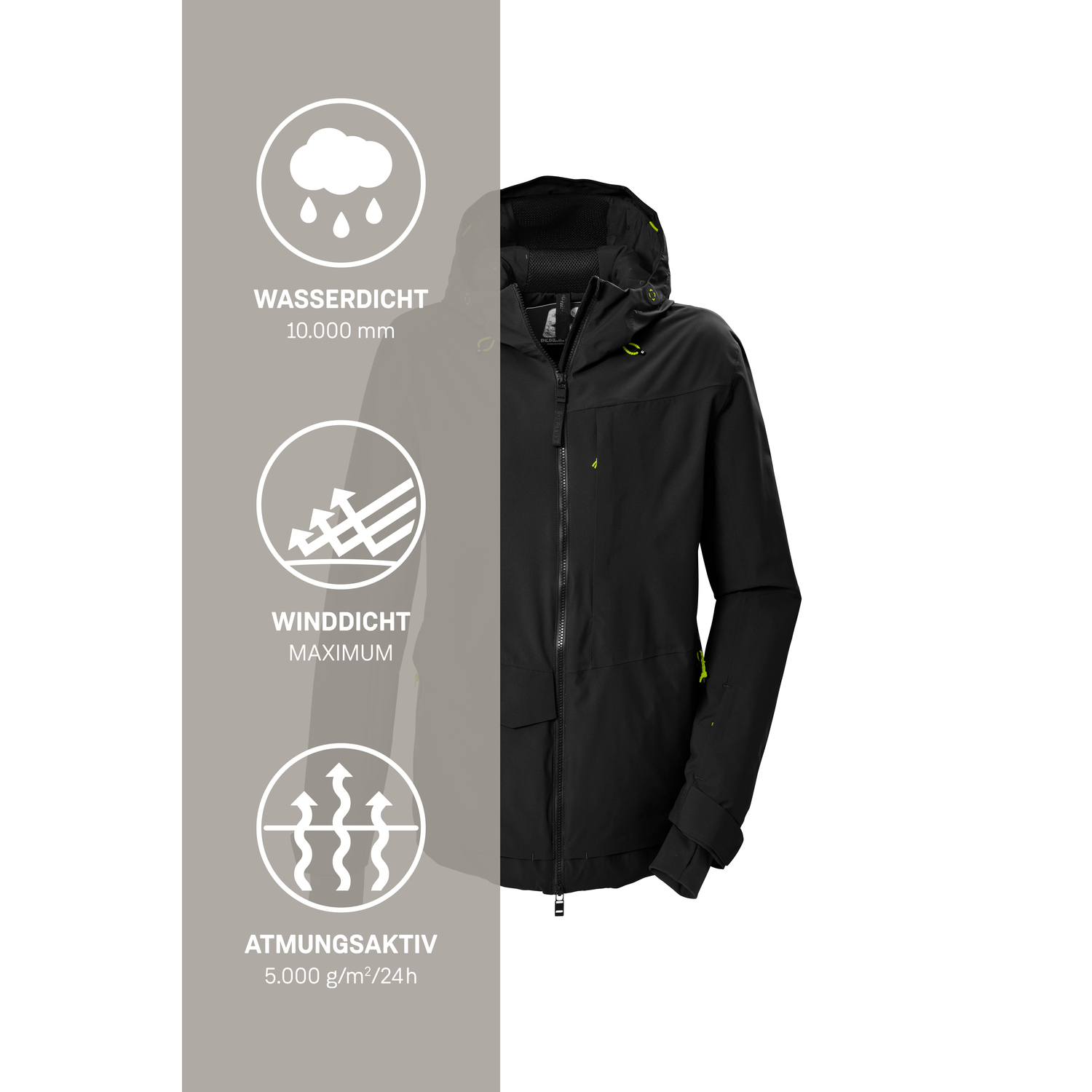 Herren killtec Schwarz
