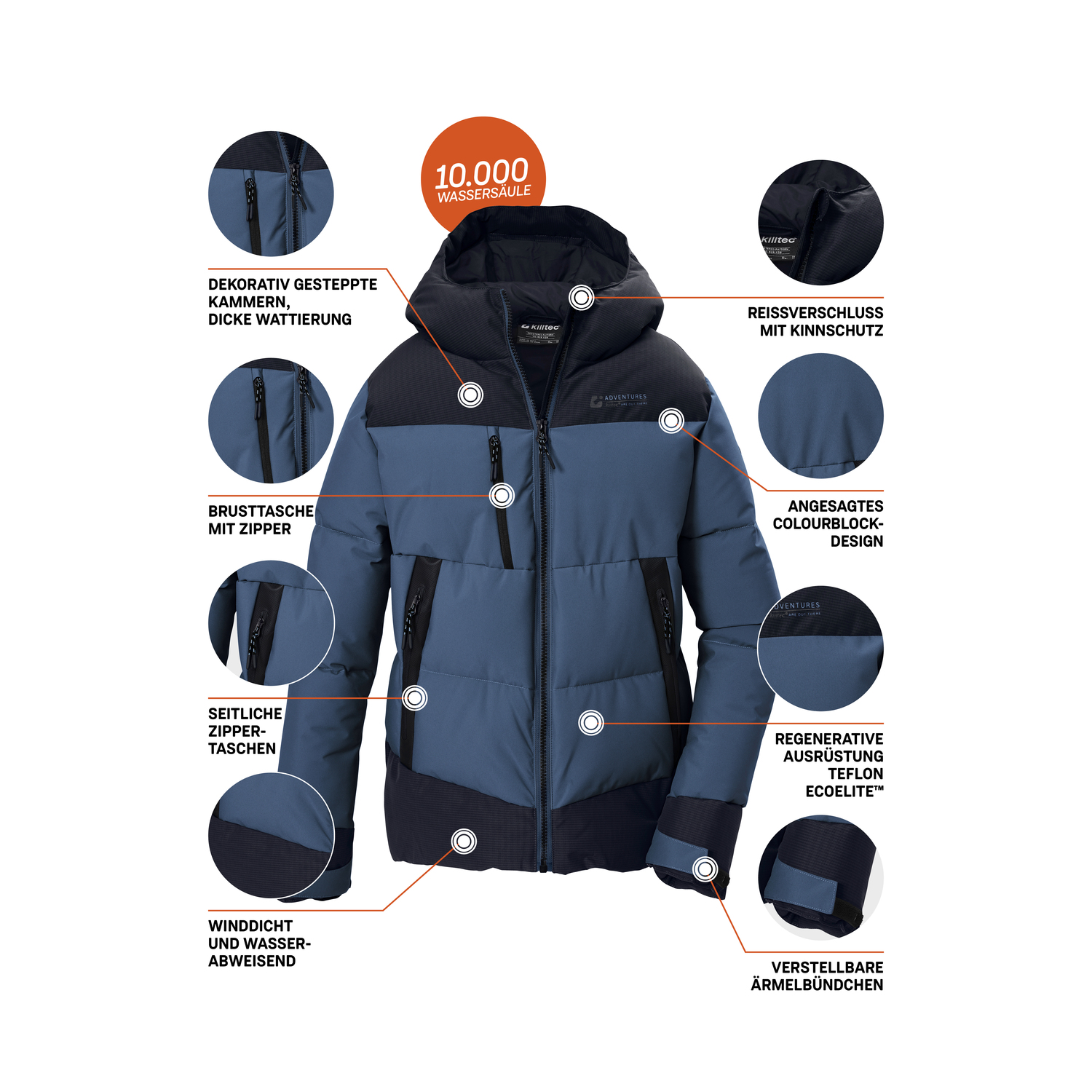Kinder killtec Blau