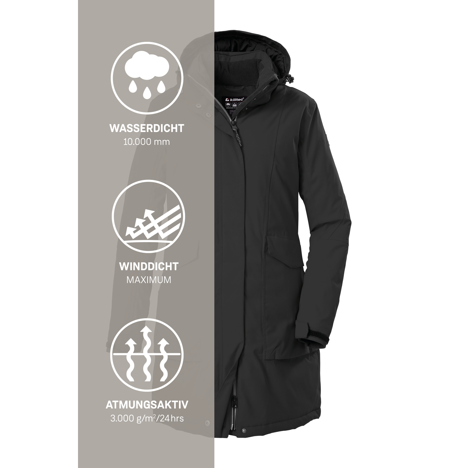 Damen killtec Schwarz