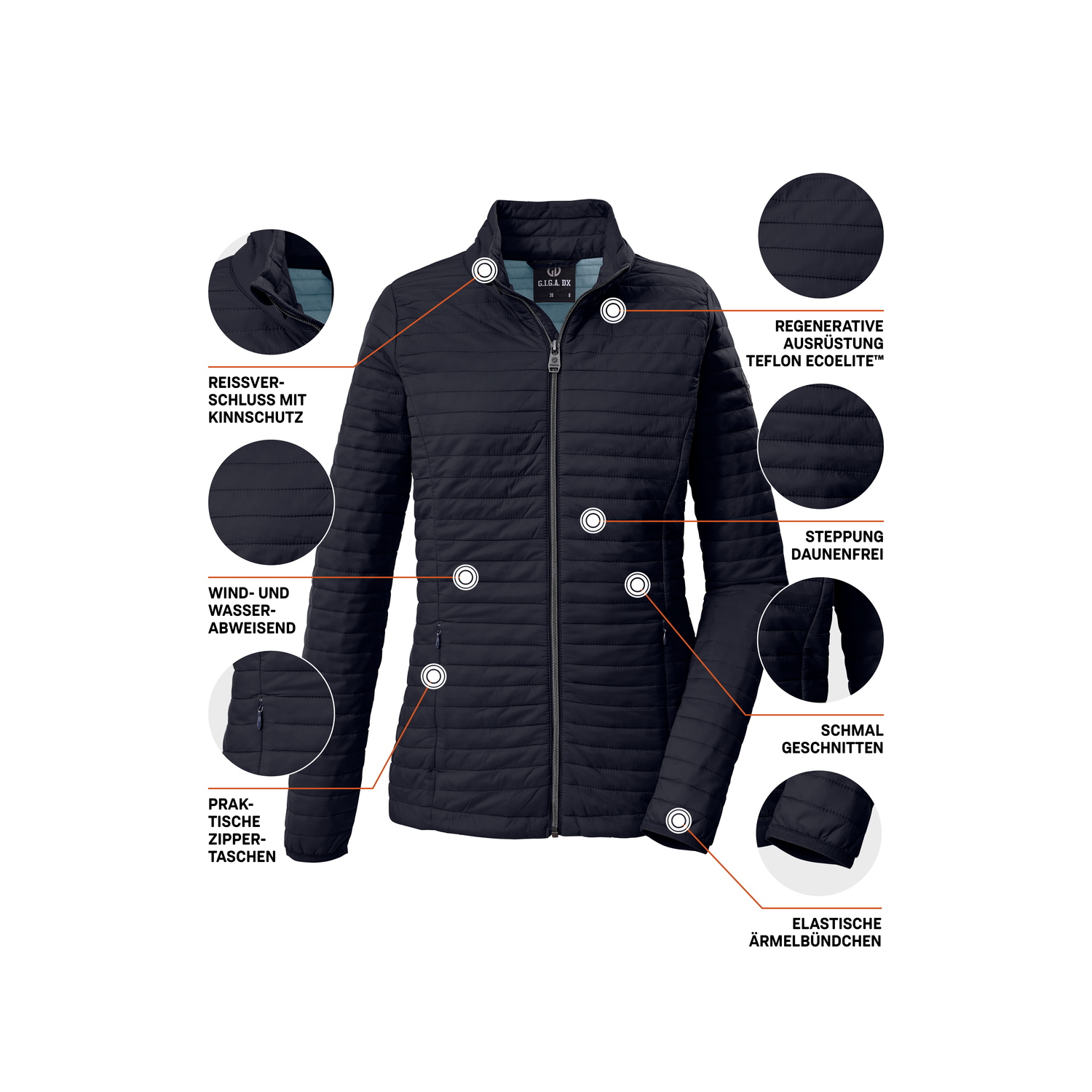 Damen G.I.G.A. DX by killtec Blau GS 112 WMN QLTD JCKT Funktionsjacke