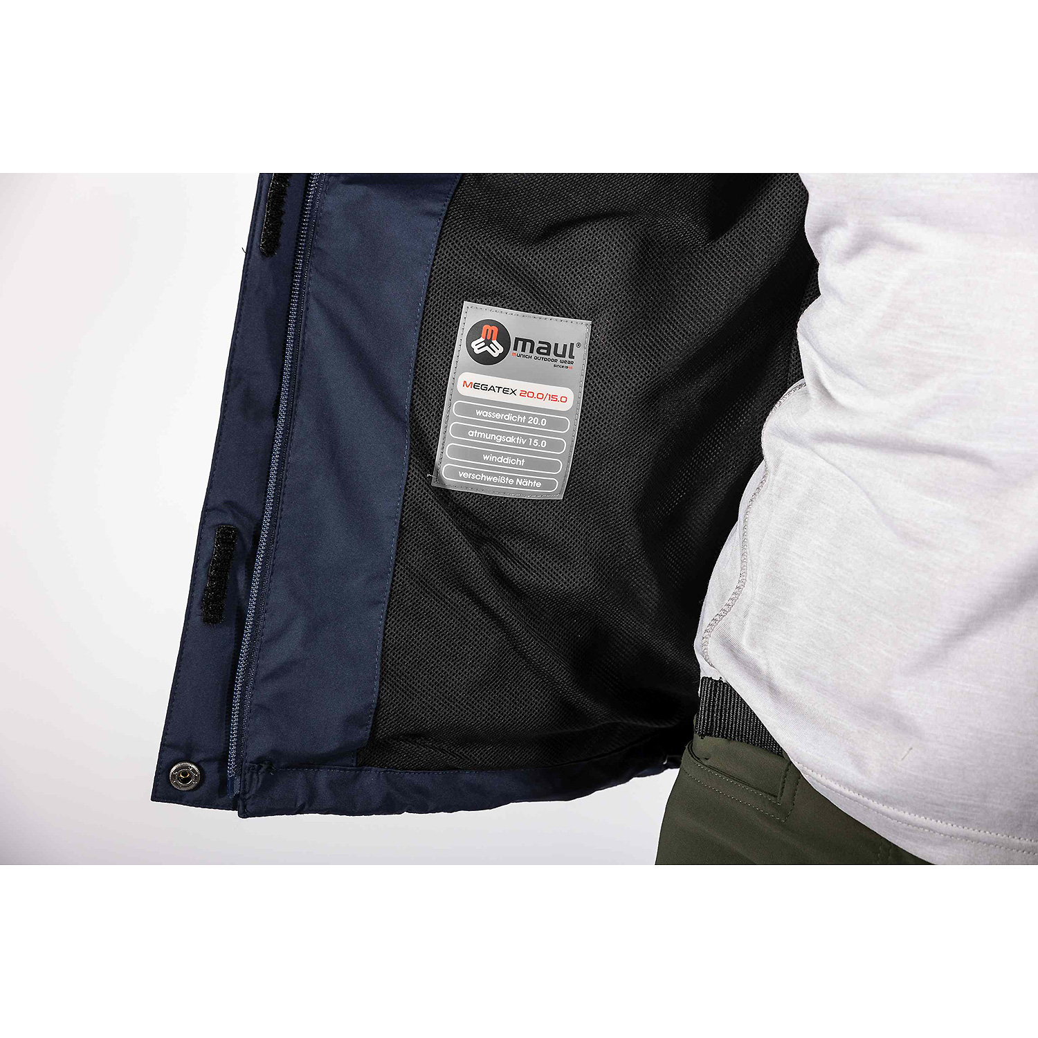 Damen Maul Sport Marine Halserspitze 4XT - 1/2 Bluse e 42 46 Bluse