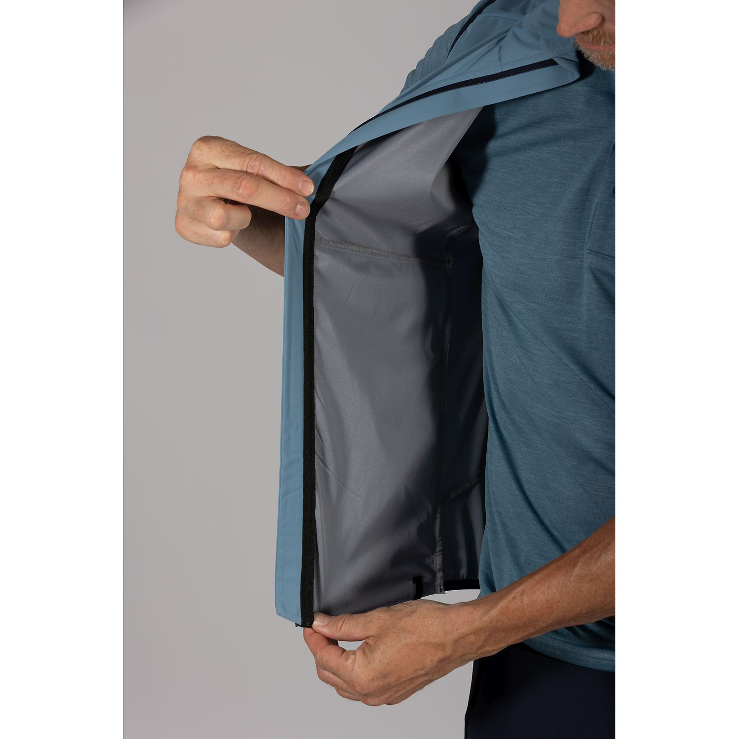 Herren Maul Sport Hellblau Achensee 10.0 - leichte Softsh Weste