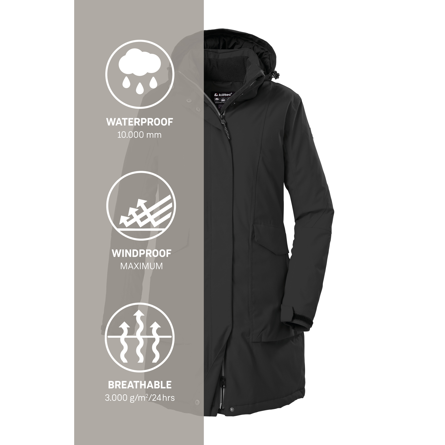 Damen killtec Schwarz