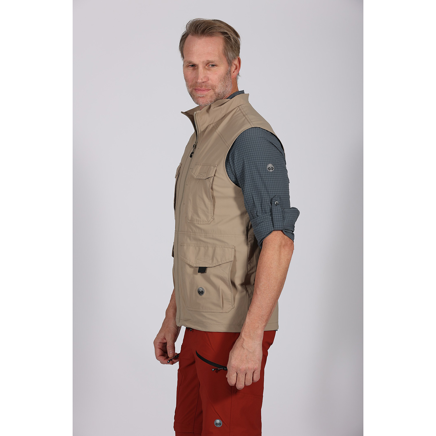 Herren Maul Sport Beige GrUEnten XT - Weste elastic 36 54 Weste