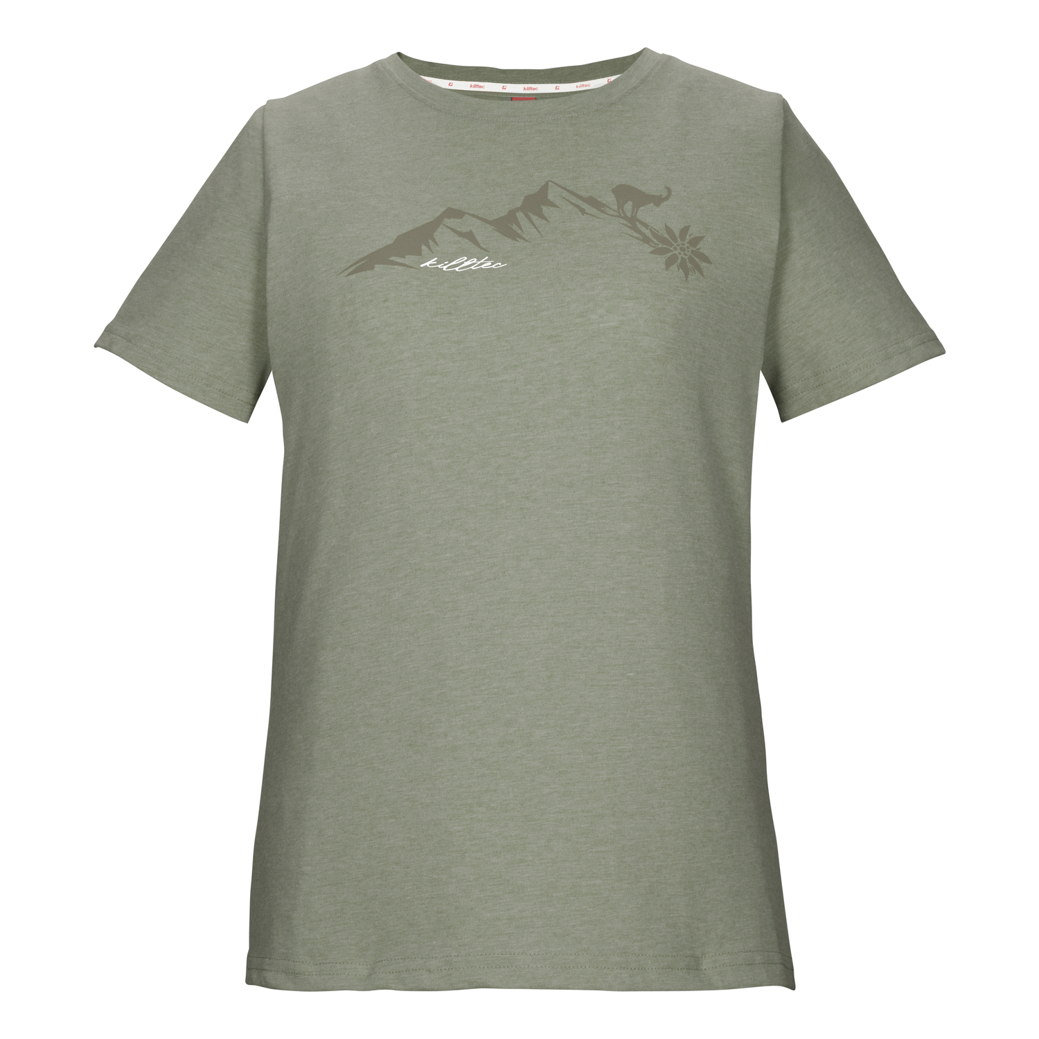 Damen killtec Oliv KOS 194 WMN TSHRT 00762 46 Shirt