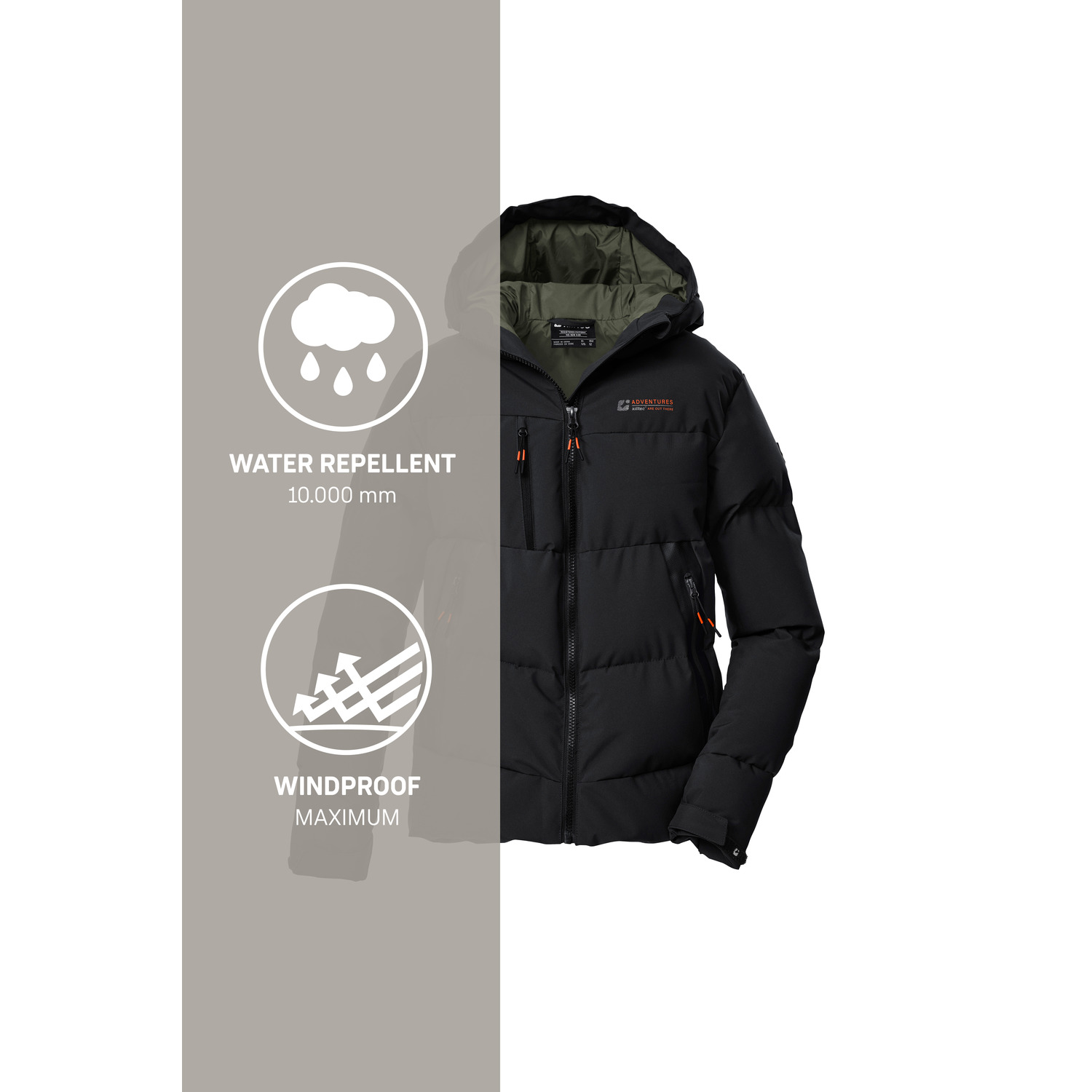 Kinder killtec Schwarz KOW 239 BYS QLTD JCKT 00200 176 Funktionsjacke
