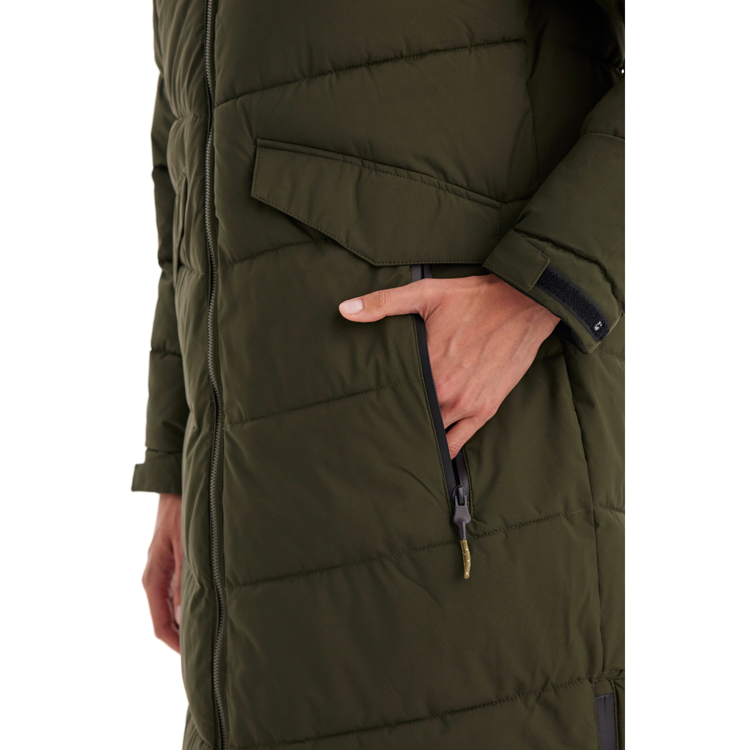 Damen killtec Dunkeloliv KOW 62 WMN QLTD CT 00756 46 Mantel