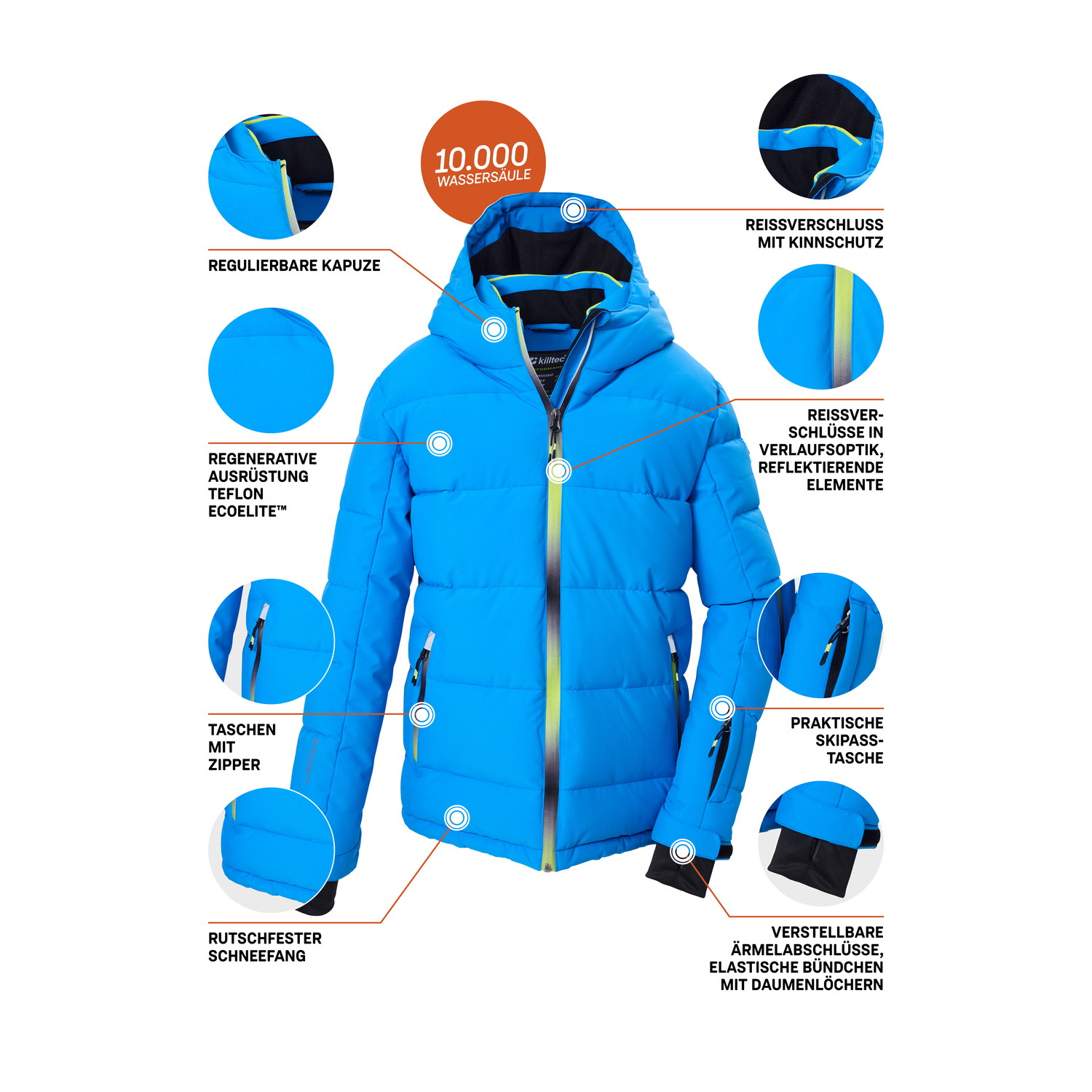Kinder killtec Blau