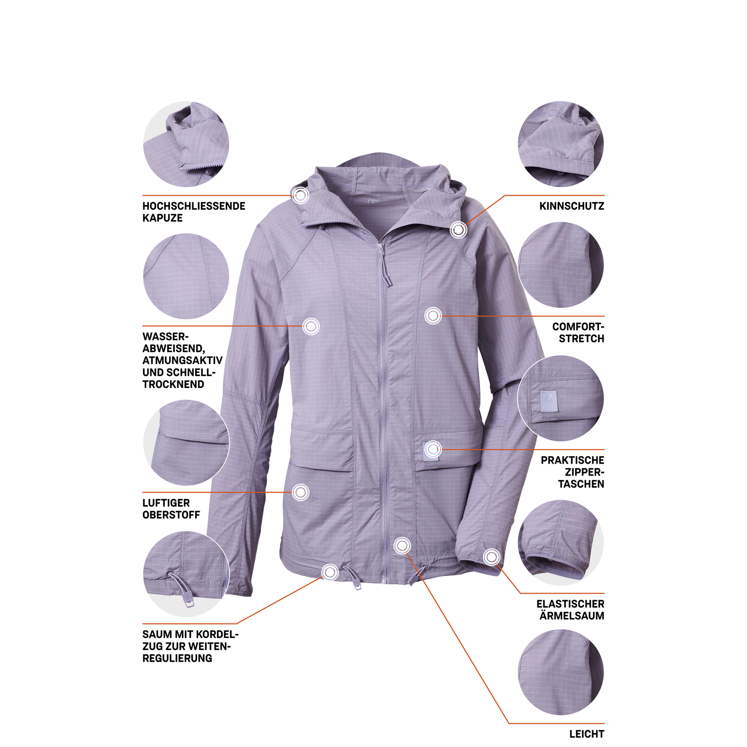 Damen killtec Violett