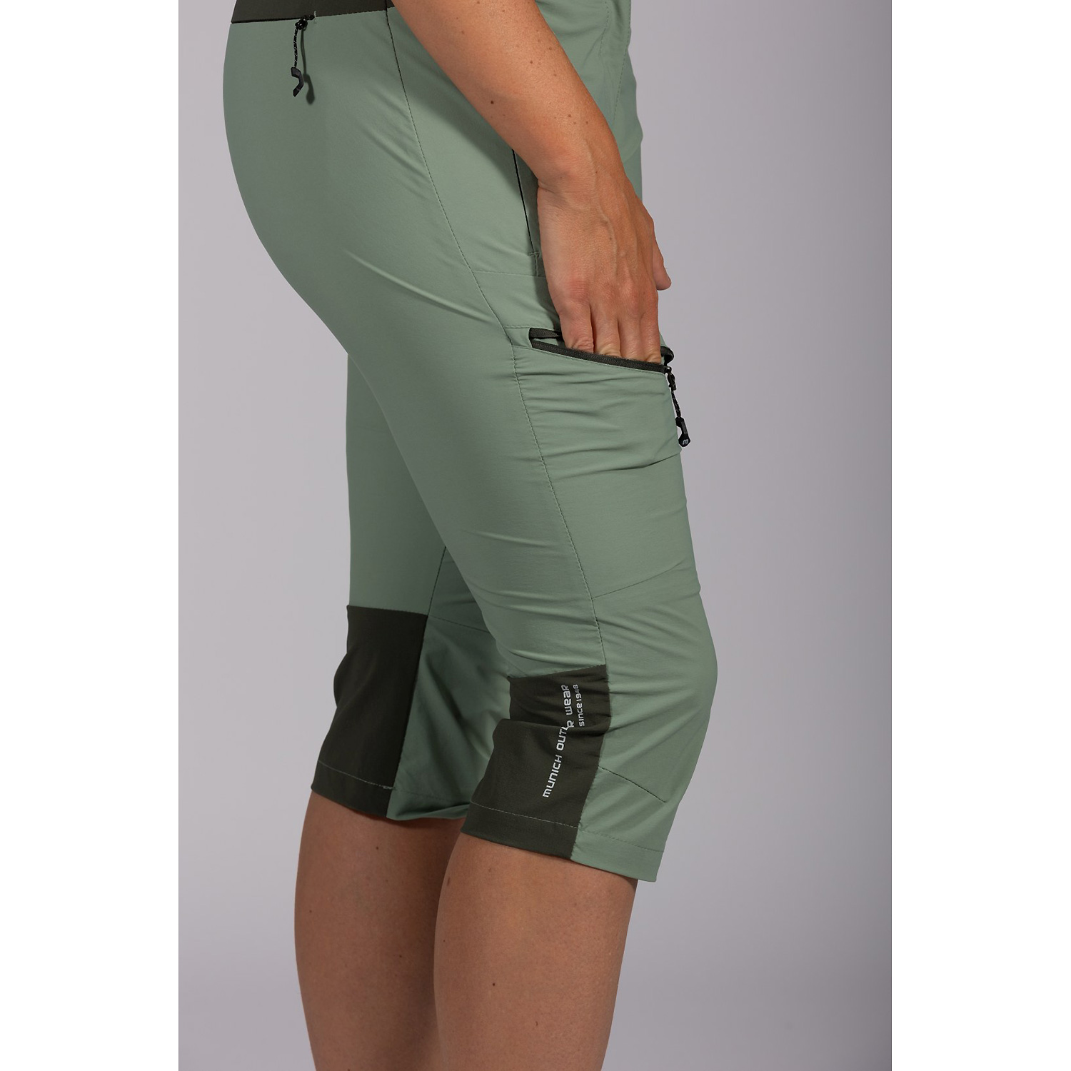 Damen Maul Sport Tannengrün Entlen XT - Caprihose bi-elast 1660 42 Caprihose