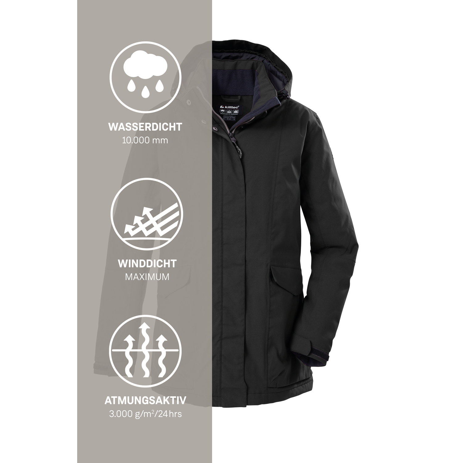 Damen killtec Schwarz