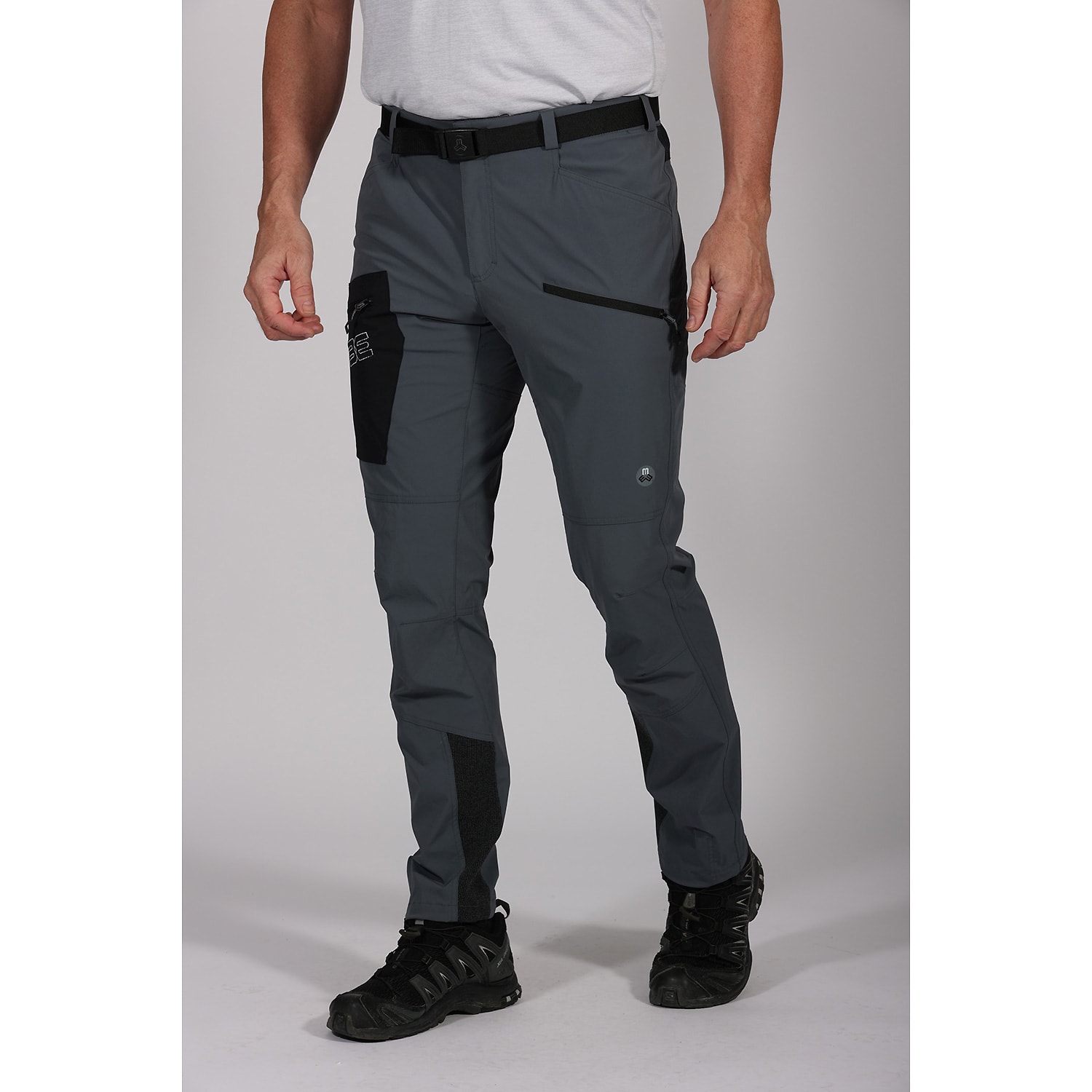 Herren Maul Sport Dunkelgrau Etzel ultra - lange Hose elast 0501 52 Hose