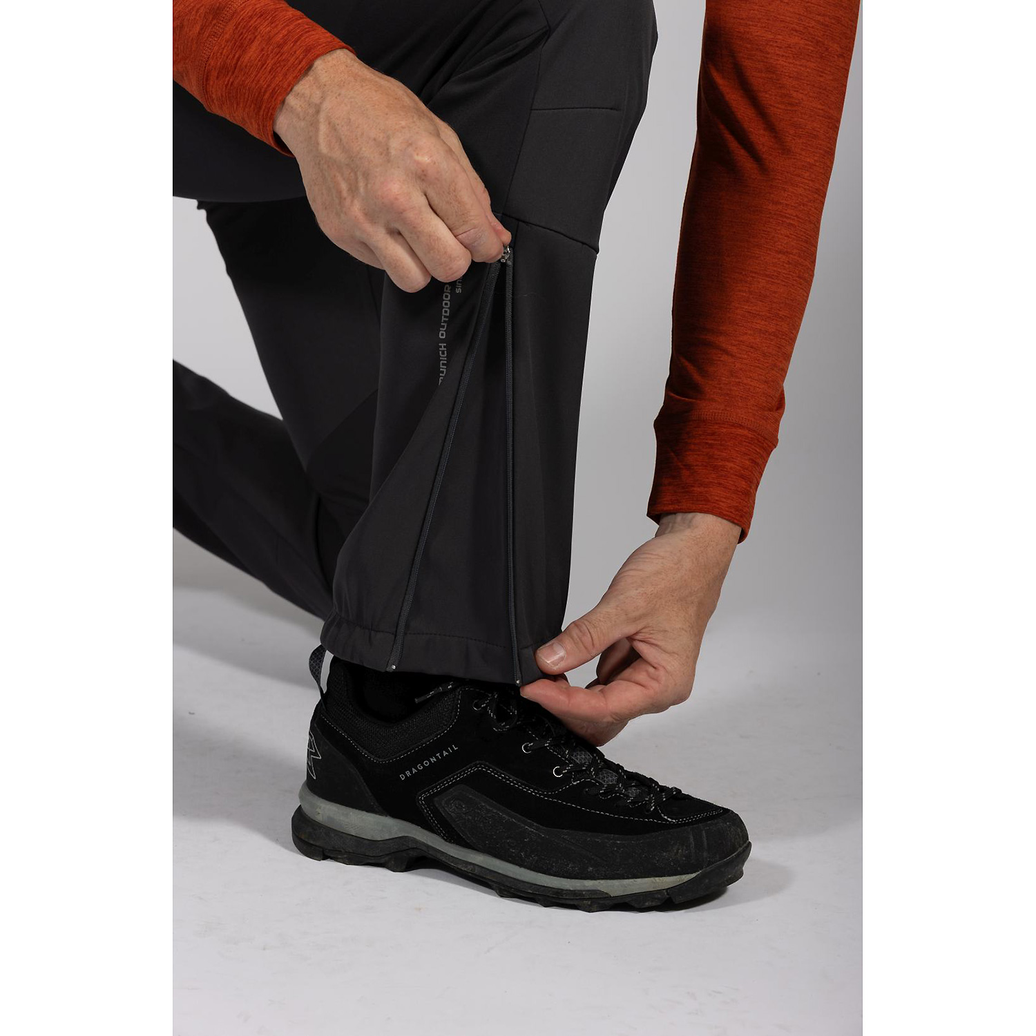 Herren Maul Sport Dunkelgrau Balmhorn XT 10.0 - Hybrid Soft 0908 48 Hose