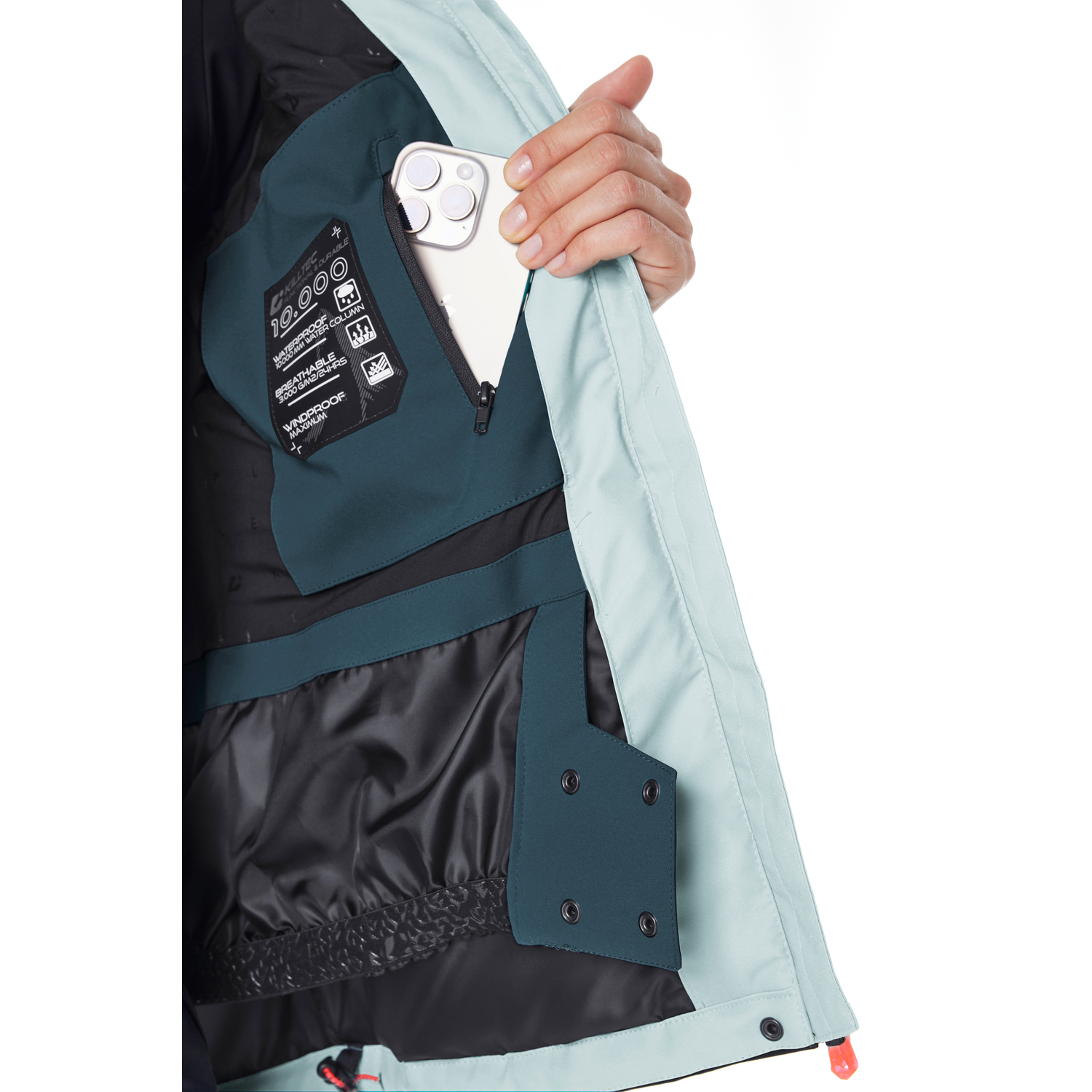 Damen killtec Petrol KSW 67 WMN SKI JCKT 00744 50 Funktionsjacke
