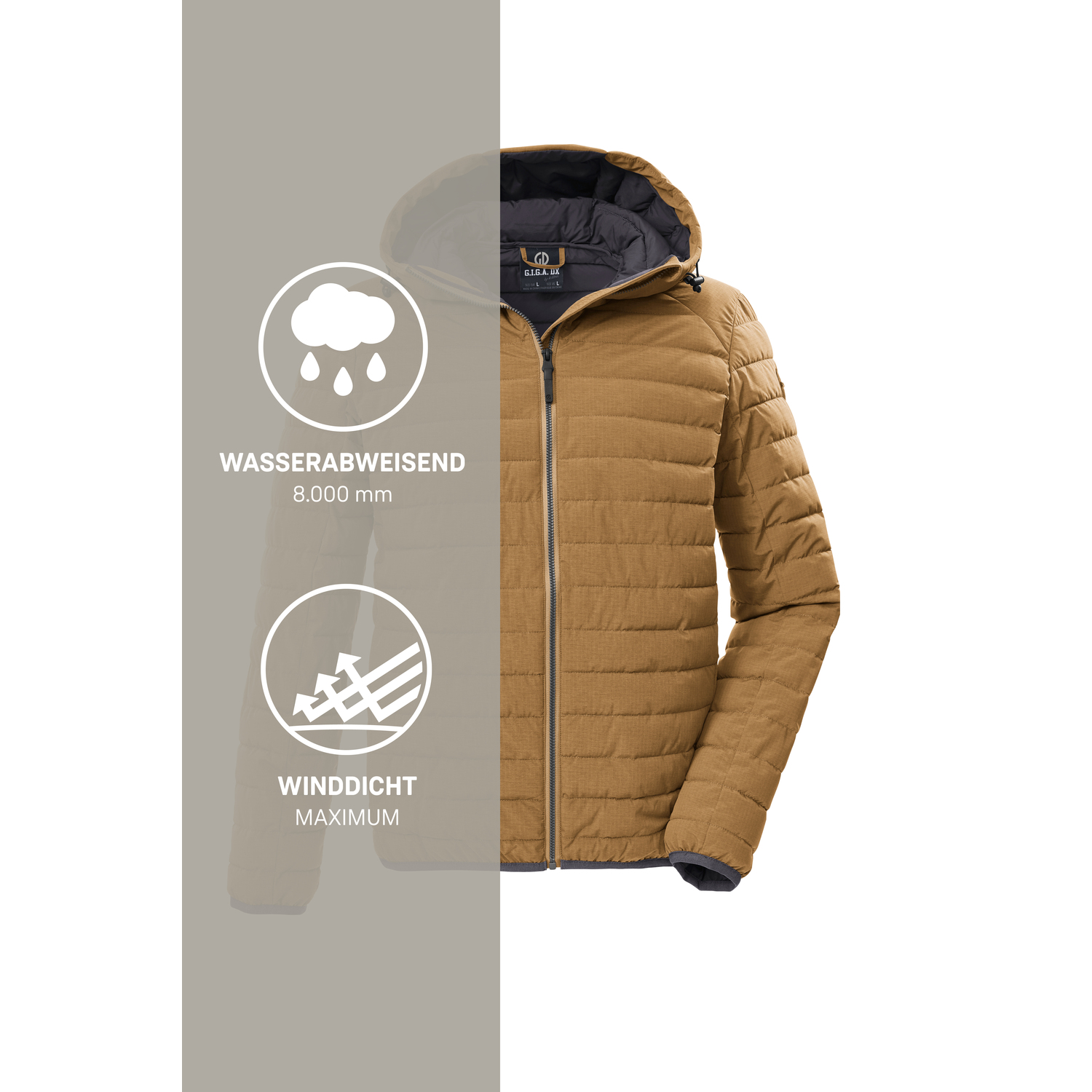 Herren G.I.G.A. DX by killtec Khaki GS 86 MN QLTD JCKT 00748 4XL Funktionsjacke