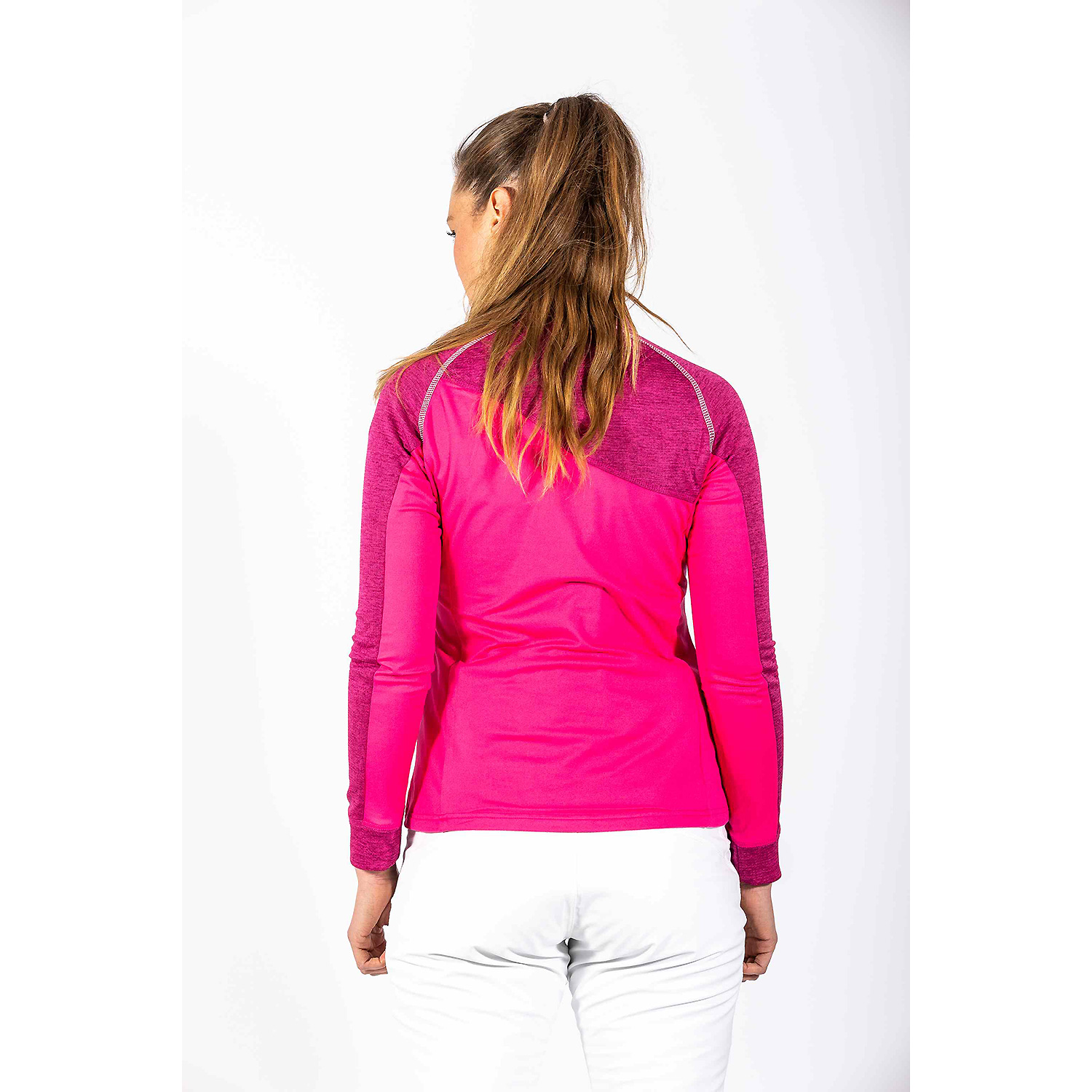 Damen Maul Sport Pink Brisi Merino Fleecejacke 07 46 Unterjacke