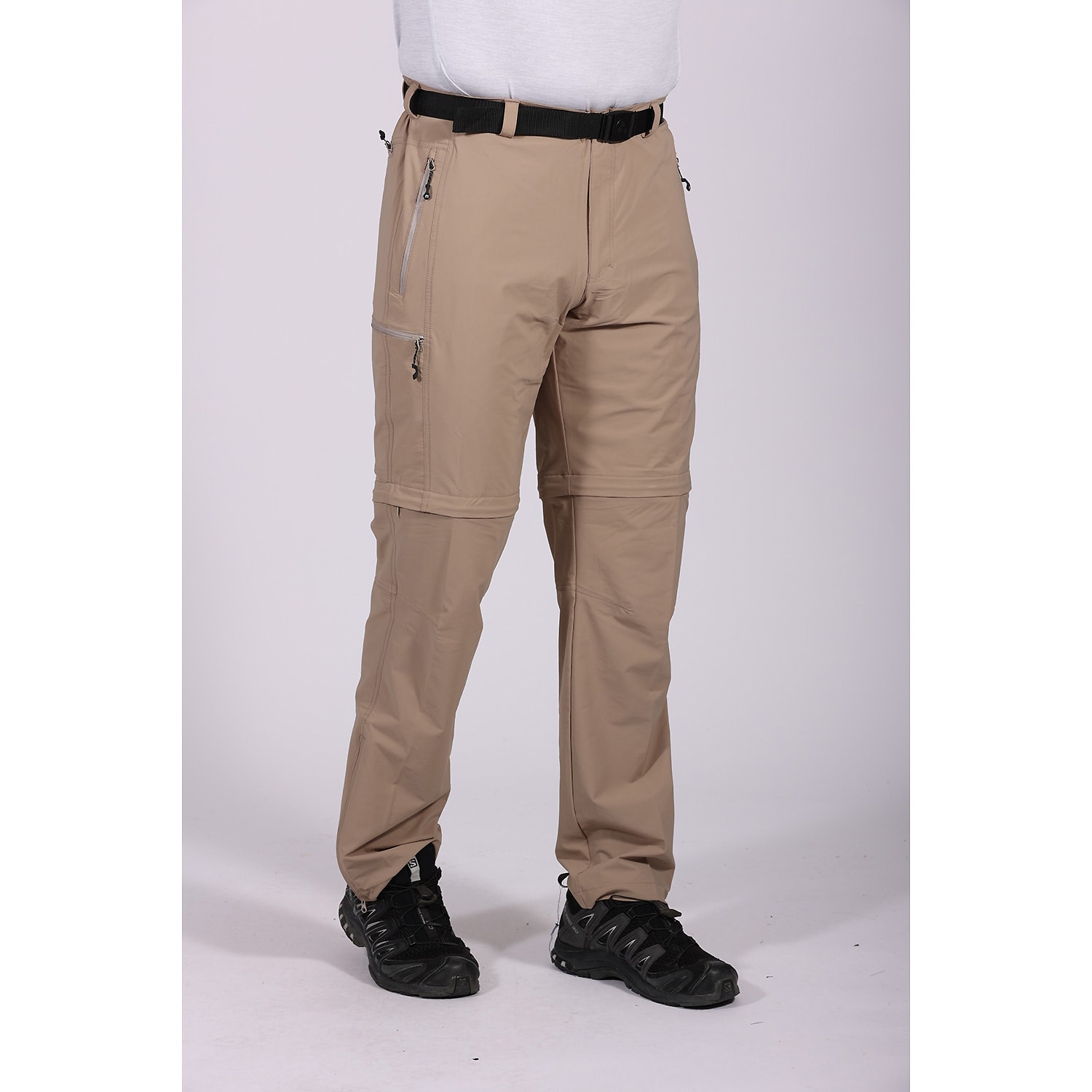 Herren Maul Sport Beige Ontario XT - 2 in1 Zipp off Ho 36 50 Hose