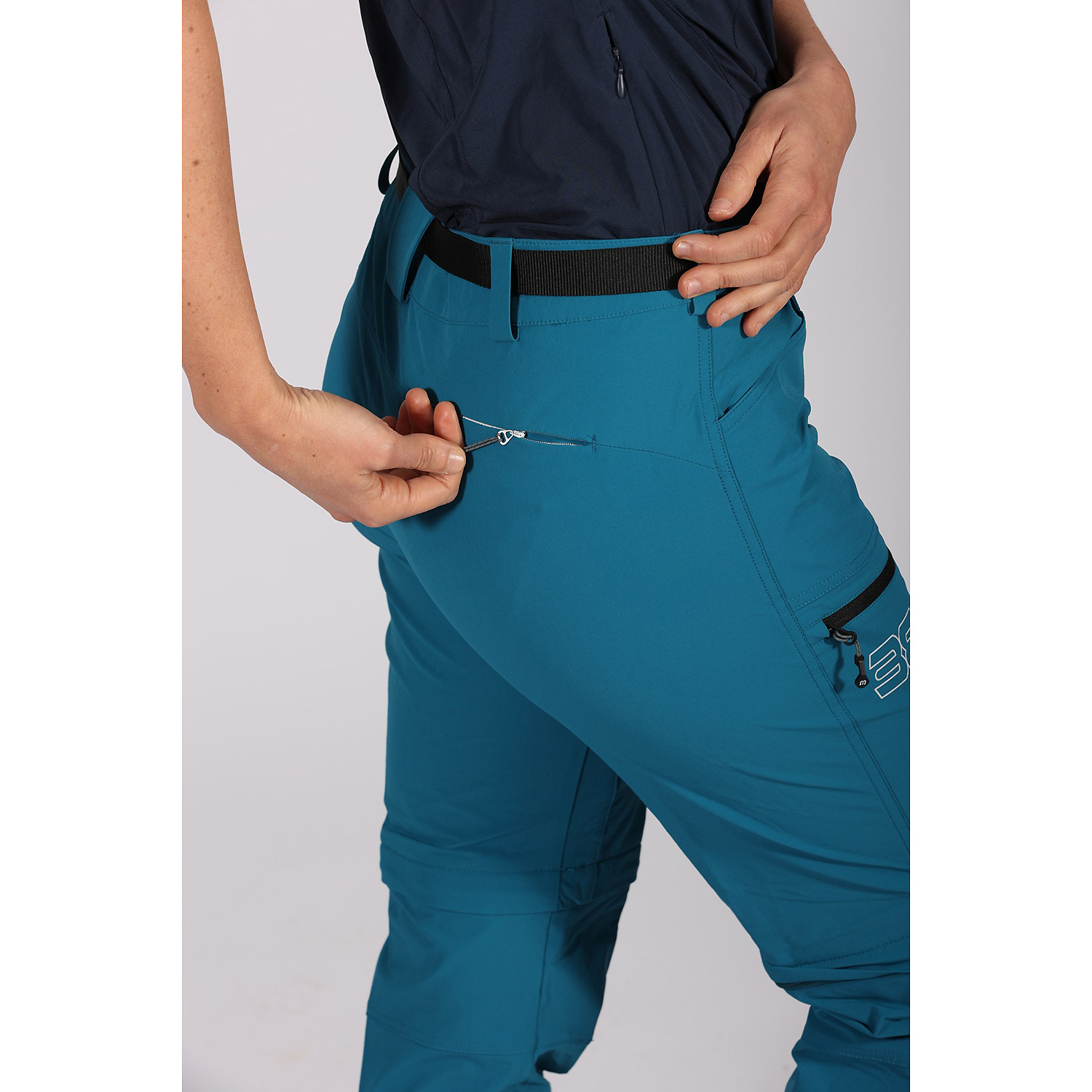 Damen Maul Sport Petrol Simssee - Hybrid Capri elast. 0101 36 Caprihose