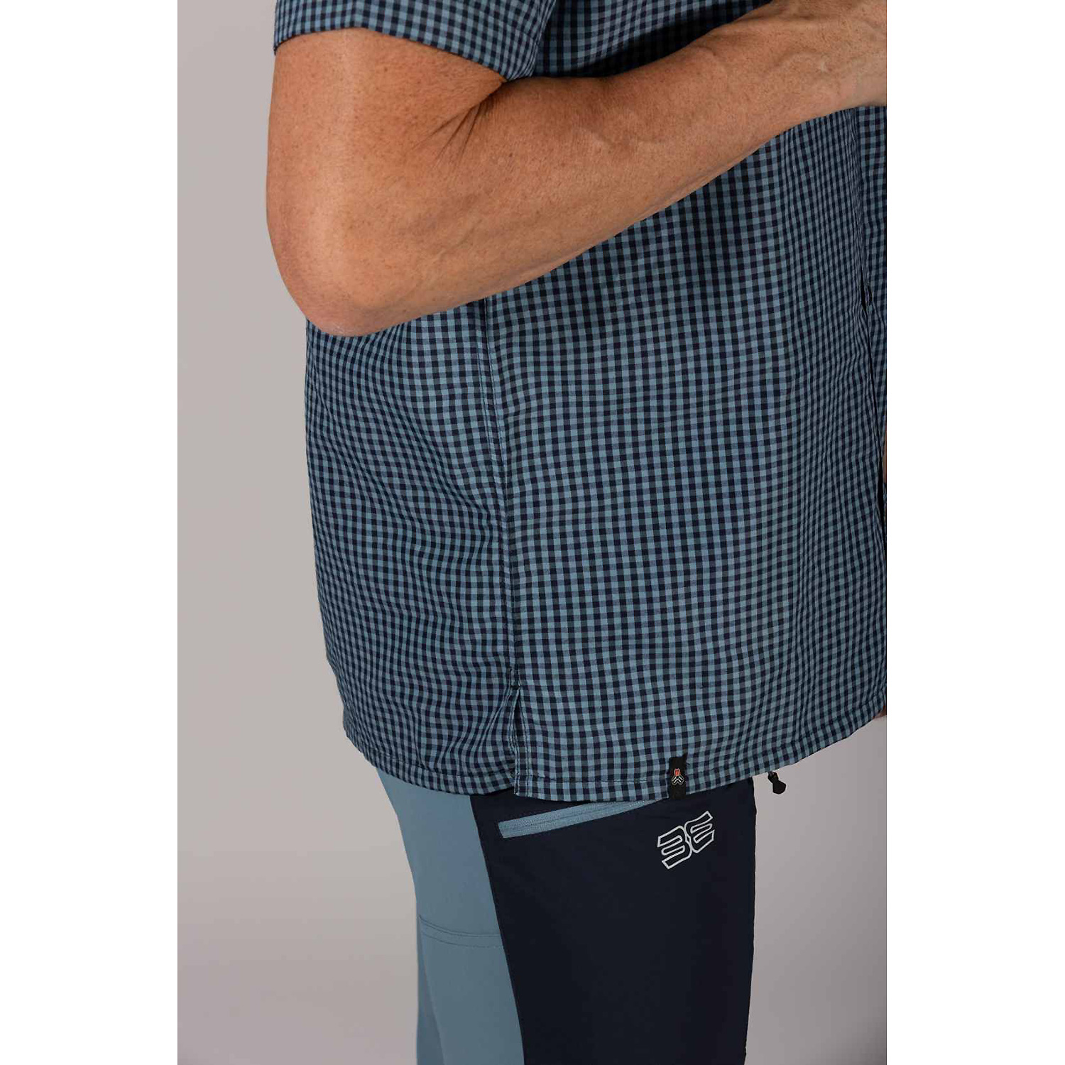 Herren Maul Sport Hellblau Falkenberg II - 1/2 Hemd karie Hemd