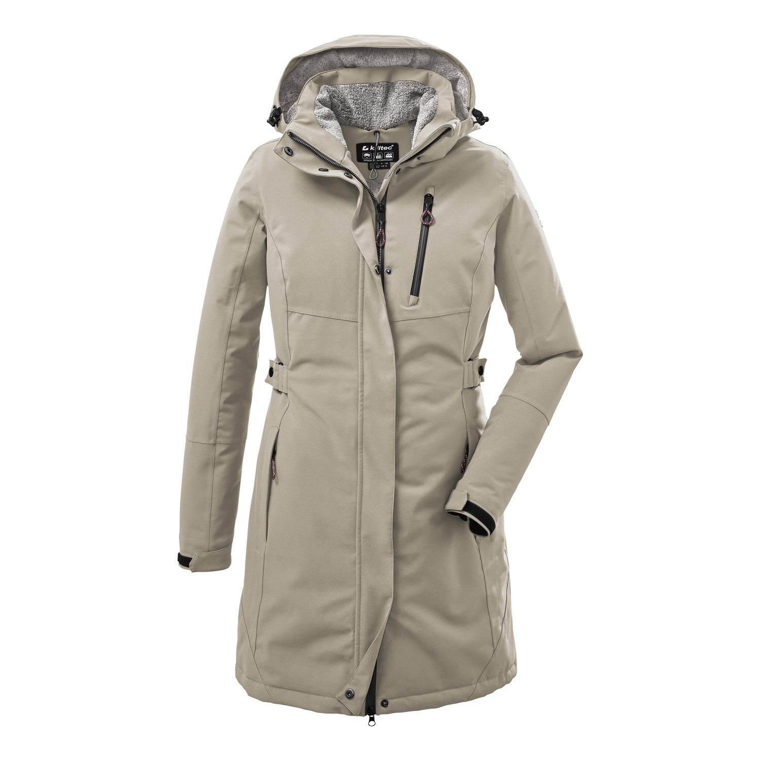 Damen killtec Grau KOW 165 WMN PRK 00274 54 Mantel