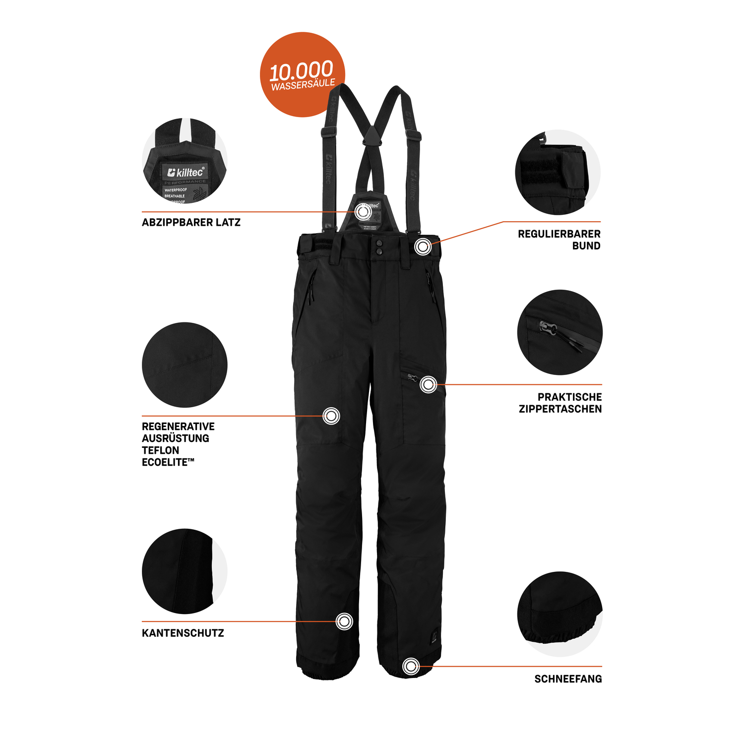 Jungen Kinder killtec Schwarz