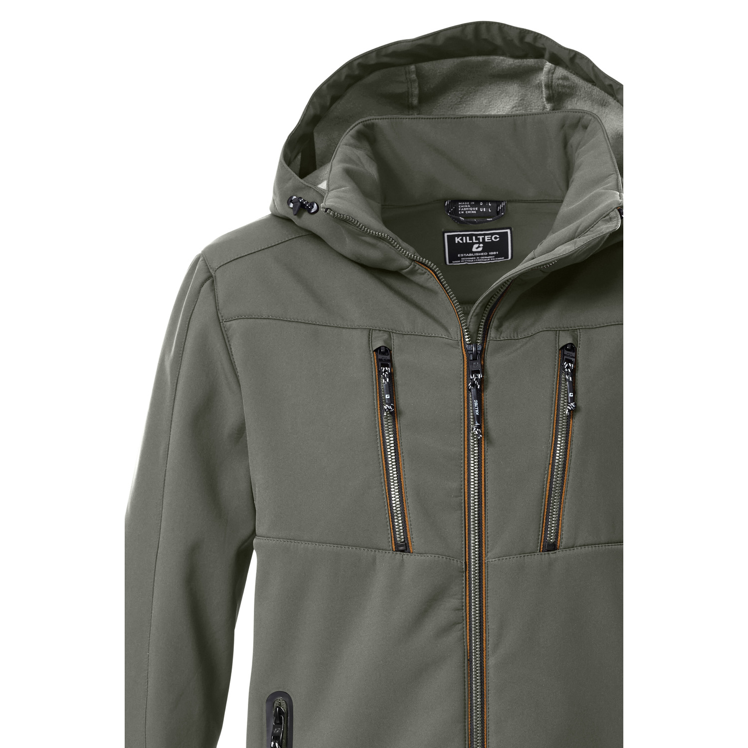 Herren killtec Oliv KOW 79 MN SFTSHLL JCKT 00717 4XL Funktionsjacke
