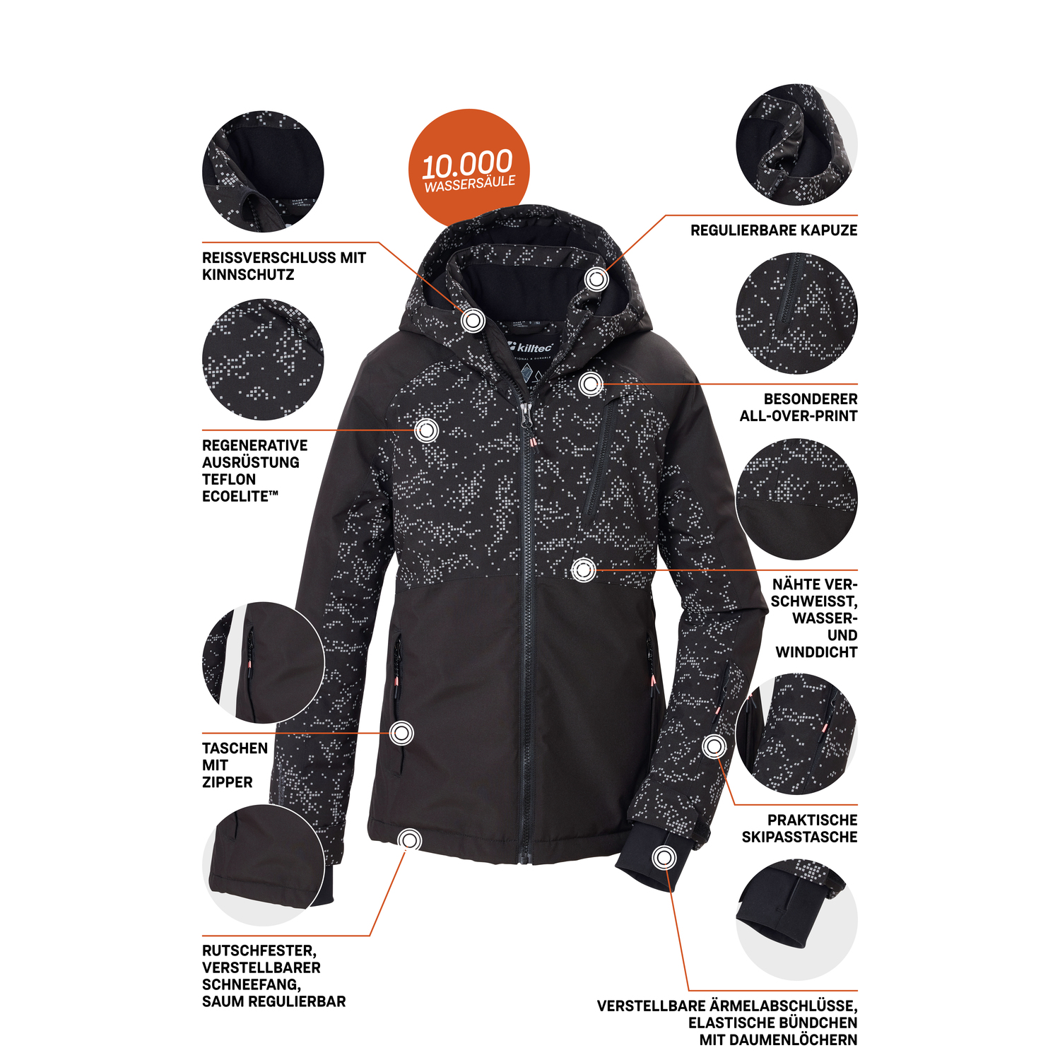 Kinder killtec Schwarz