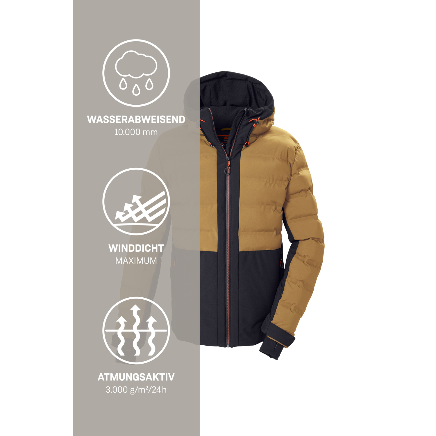 Herren killtec Gelb