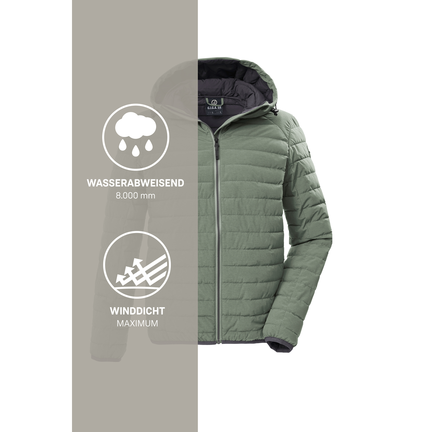 Herren G.I.G.A. DX by killtec Grün GS 86 MN QLTD JCKT Funktionsjacke