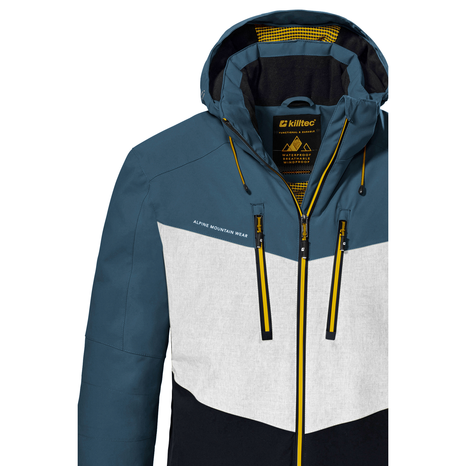 Herren killtec Blau KSW 45 MN SKI JCKT 00872 4XL Funktionsjacke