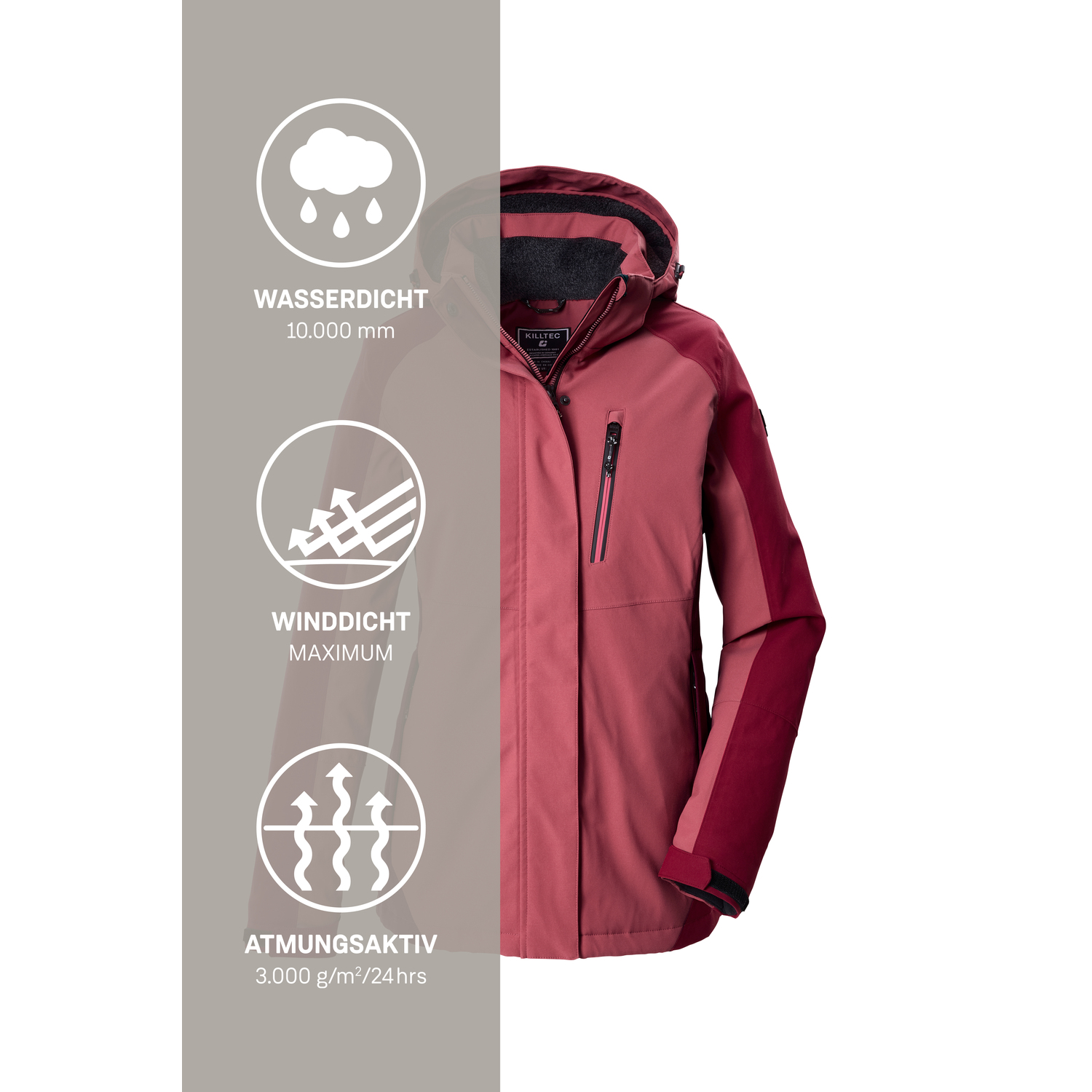 Damen killtec Bordeaux
