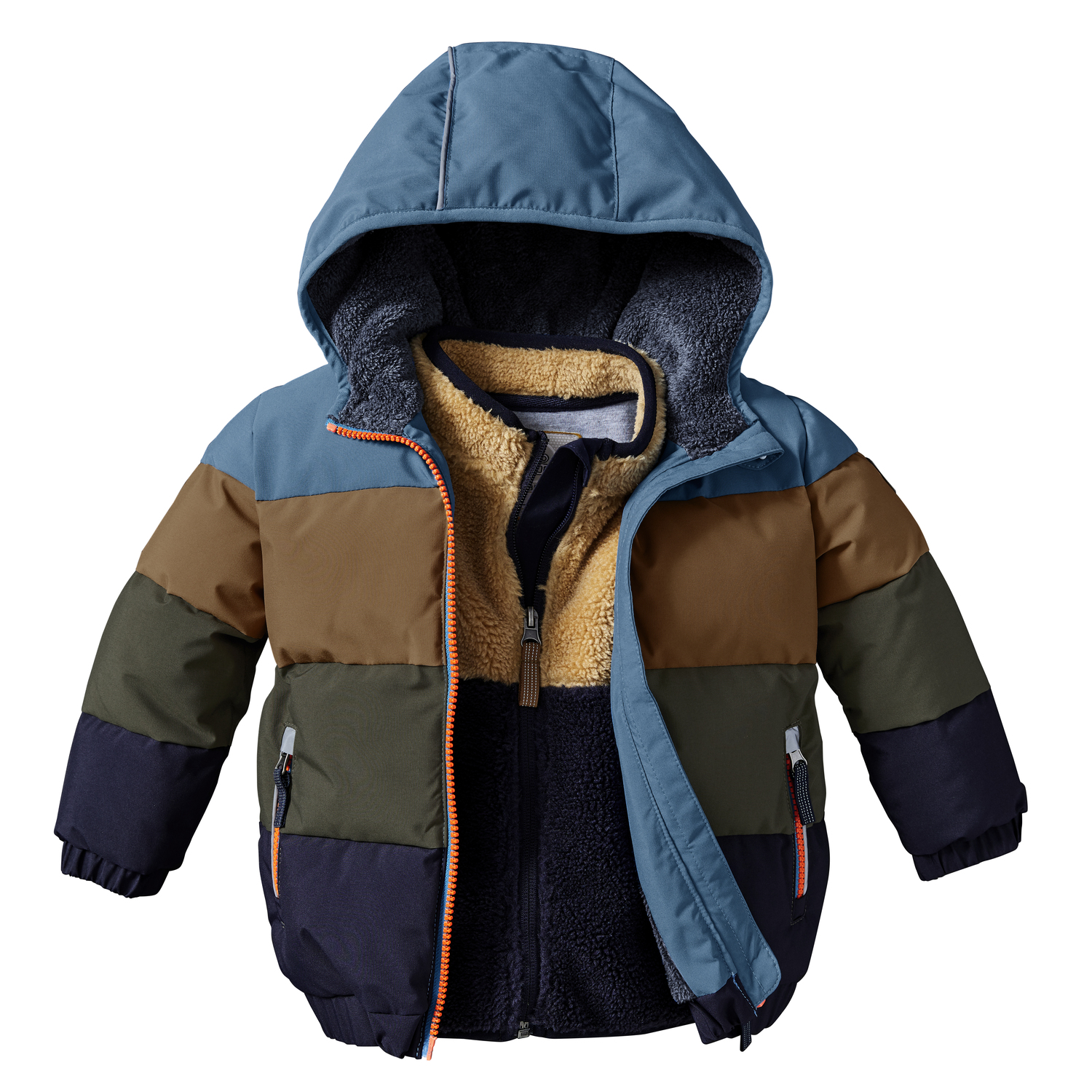 Minis Baby und Kleinkinder first instinct by killtec Dunkeloliv FIOW 21 MNS QLTD JCKT 00756 122/8 Jacke