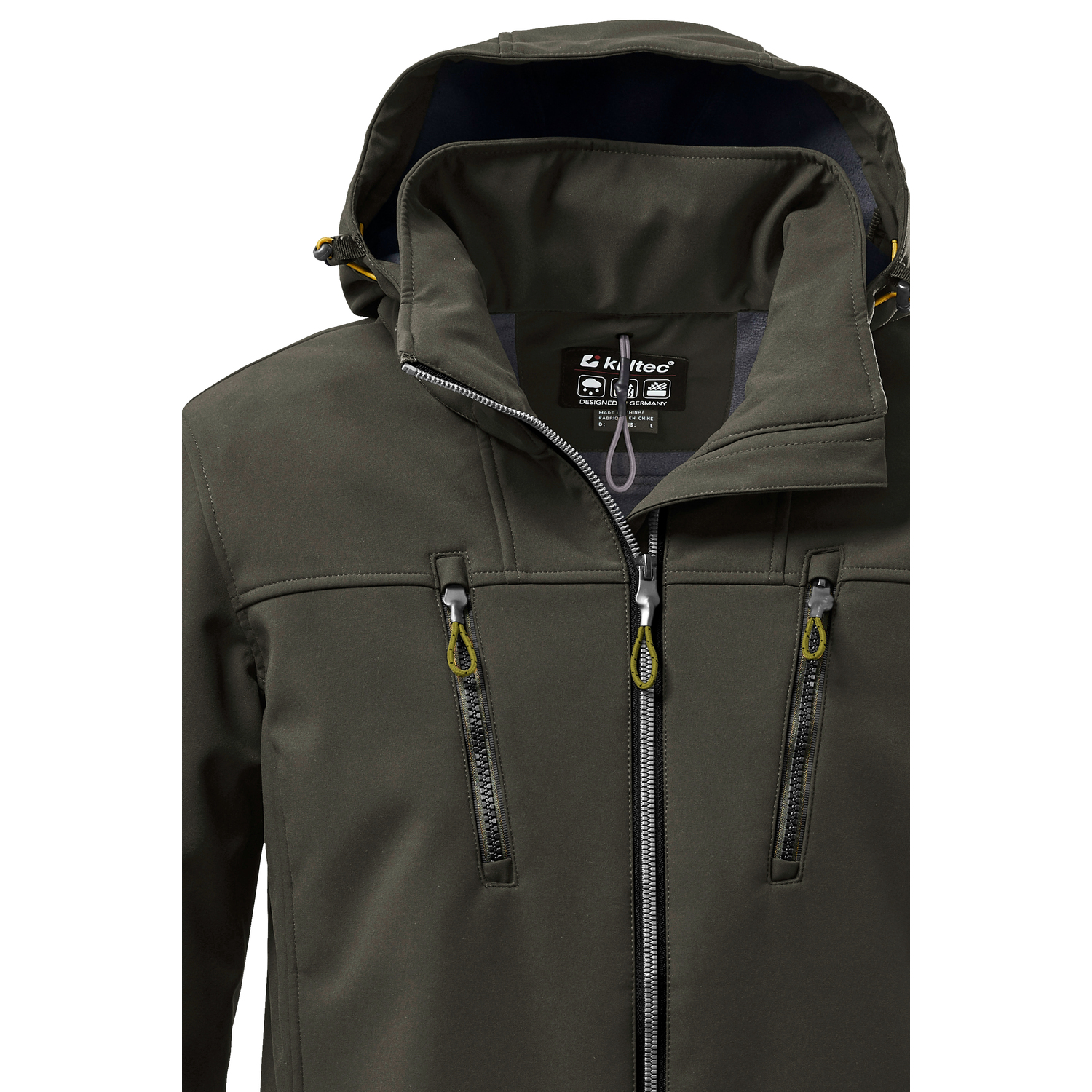Herren killtec Grün KOW 163 MN SFTSHLL JCKT 00250 4XL Funktionsjacke