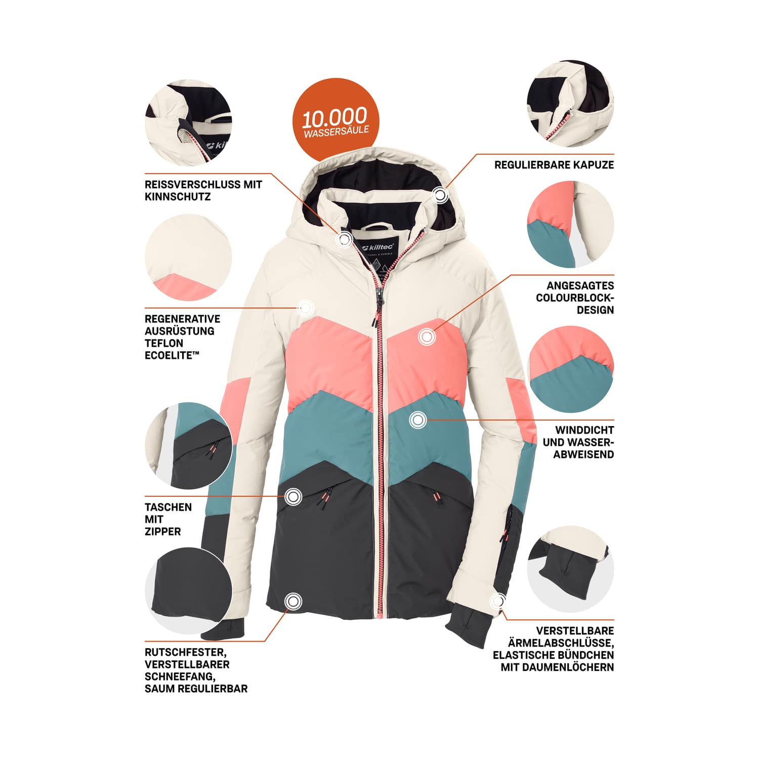 Kinder killtec Beige