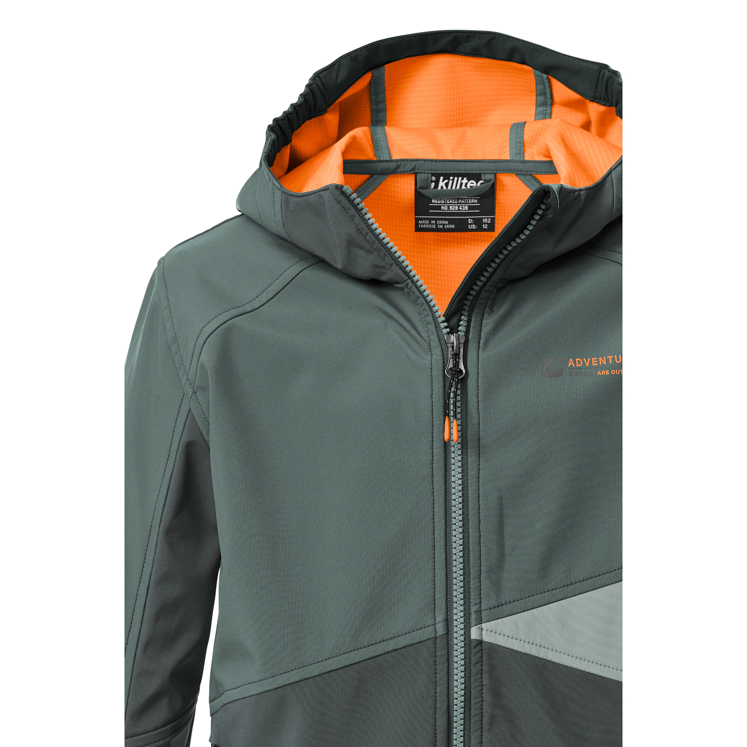 Kinder killtec Grün KOS 142 BYS SFTSHLL JCKT Funktionsjacke