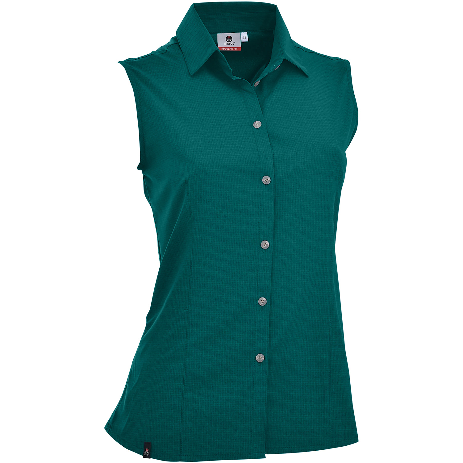 Damen Maul Sport Petrol Biggesee - Blusentop elastisch 61 36 Bluse